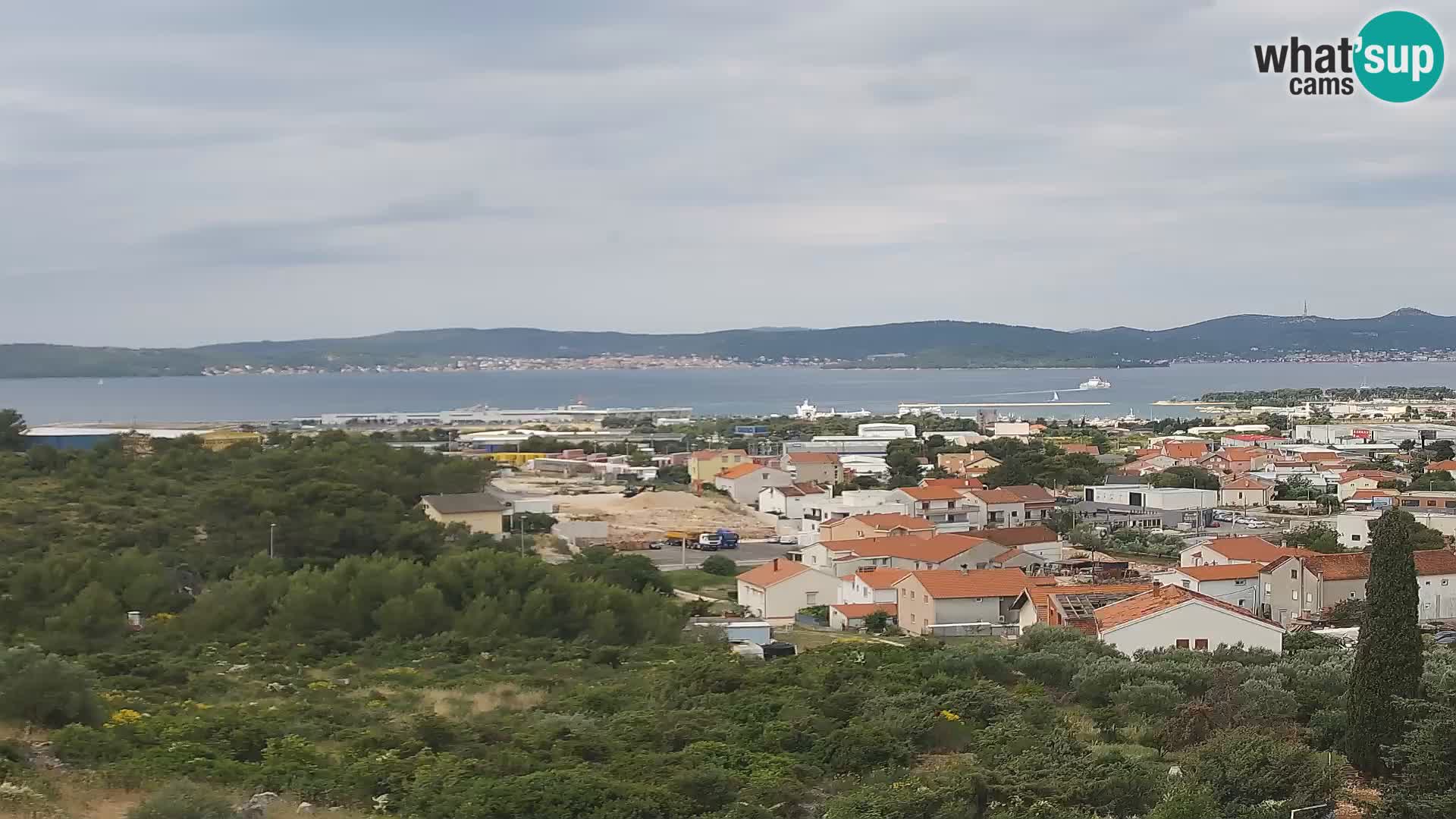Panoramska web kamera Luke Gaženica u Zadru, Hrvatska