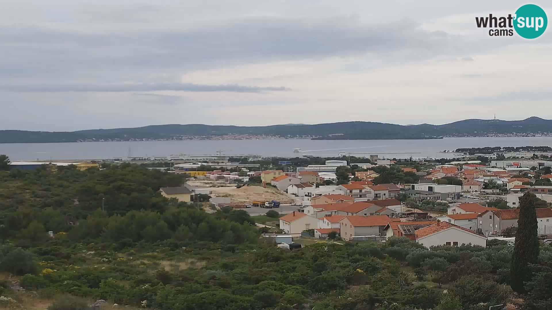 Zadar Pristanišče Gazenica s panoramsko spletno kamero, Zadar, Hrvaška