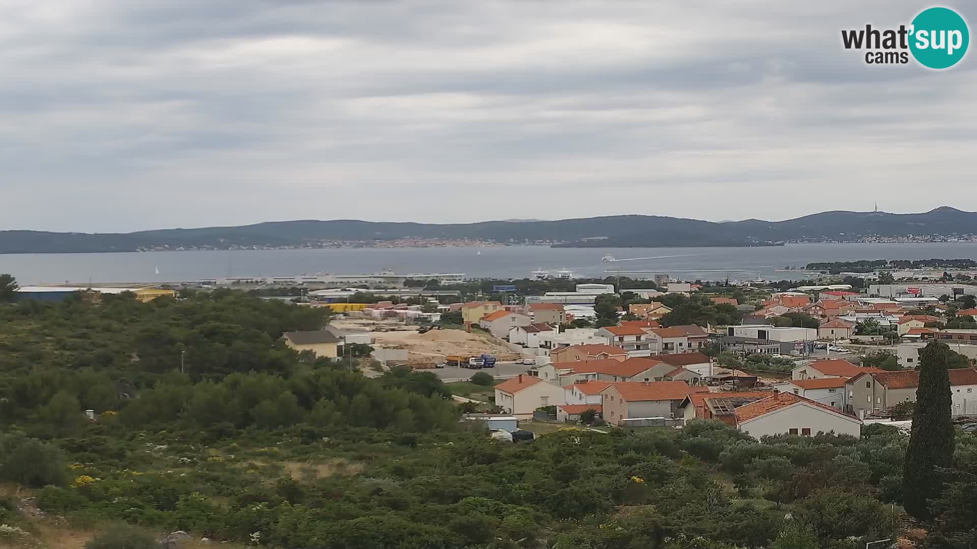 Panorama de la Webcam del Puerto Gazenica de Zadar, Zadar, Croacia