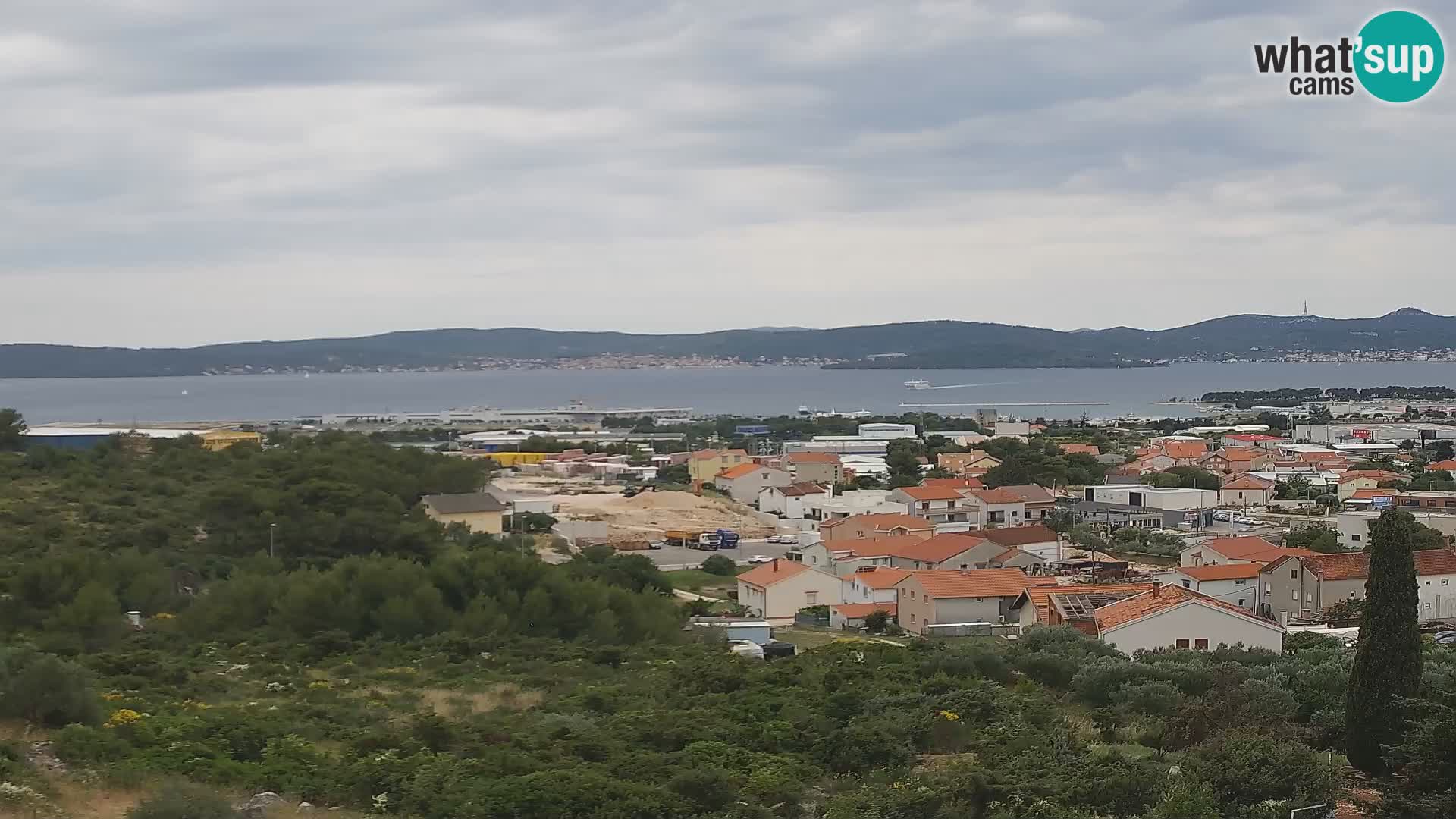 Panorama de la Webcam del Puerto Gazenica de Zadar, Zadar, Croacia