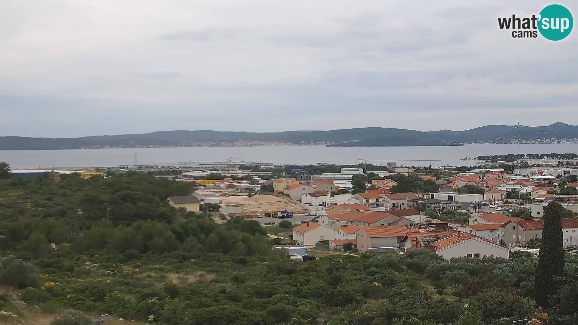 Panorama de la Webcam del Puerto Gazenica de Zadar, Zadar, Croacia