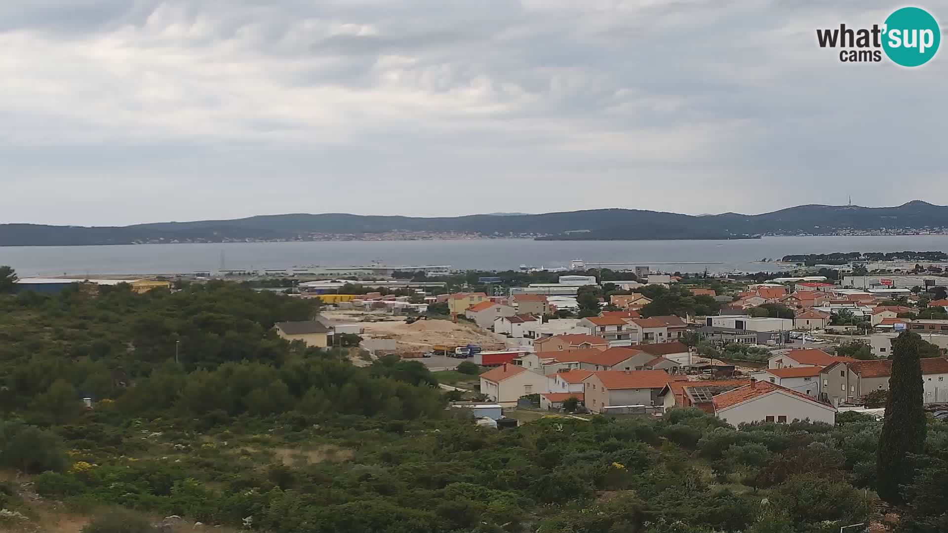 Panorama de la Webcam del Puerto Gazenica de Zadar, Zadar, Croacia
