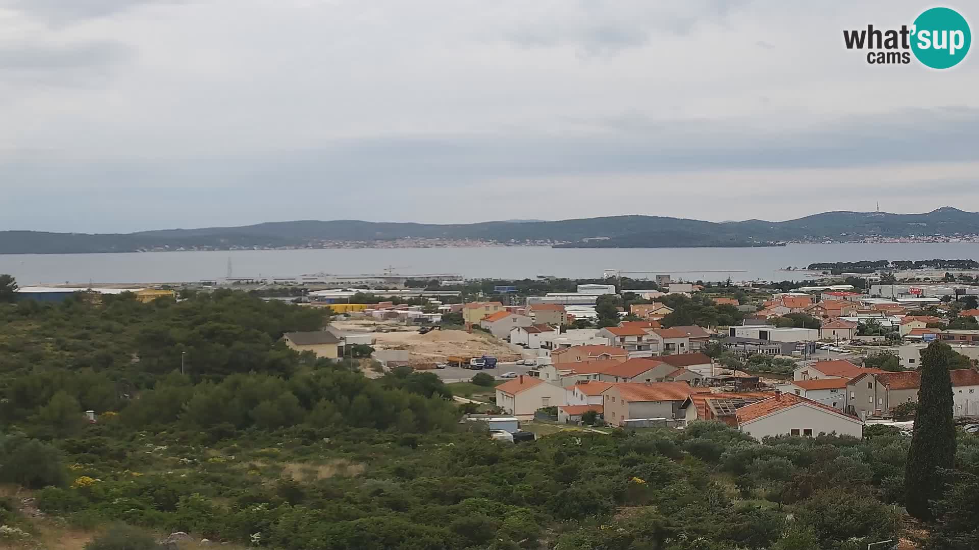 Panoramska web kamera Luke Gaženica u Zadru, Hrvatska