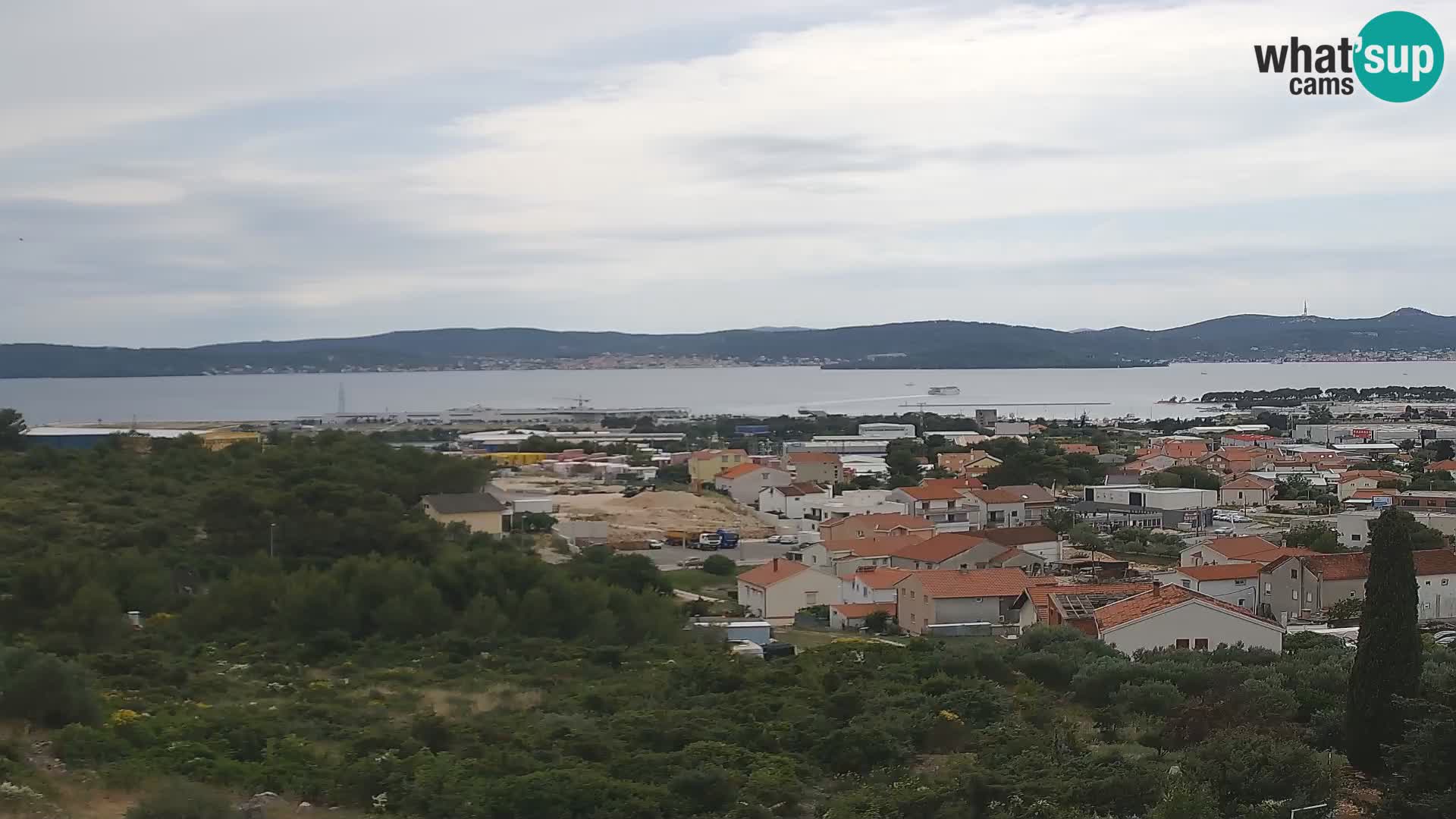 Panorama de la Webcam del Puerto Gazenica de Zadar, Zadar, Croacia
