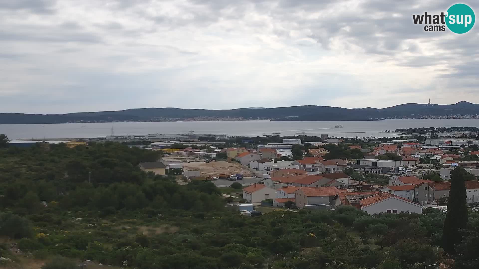 Zadar Pristanišče Gazenica s panoramsko spletno kamero, Zadar, Hrvaška
