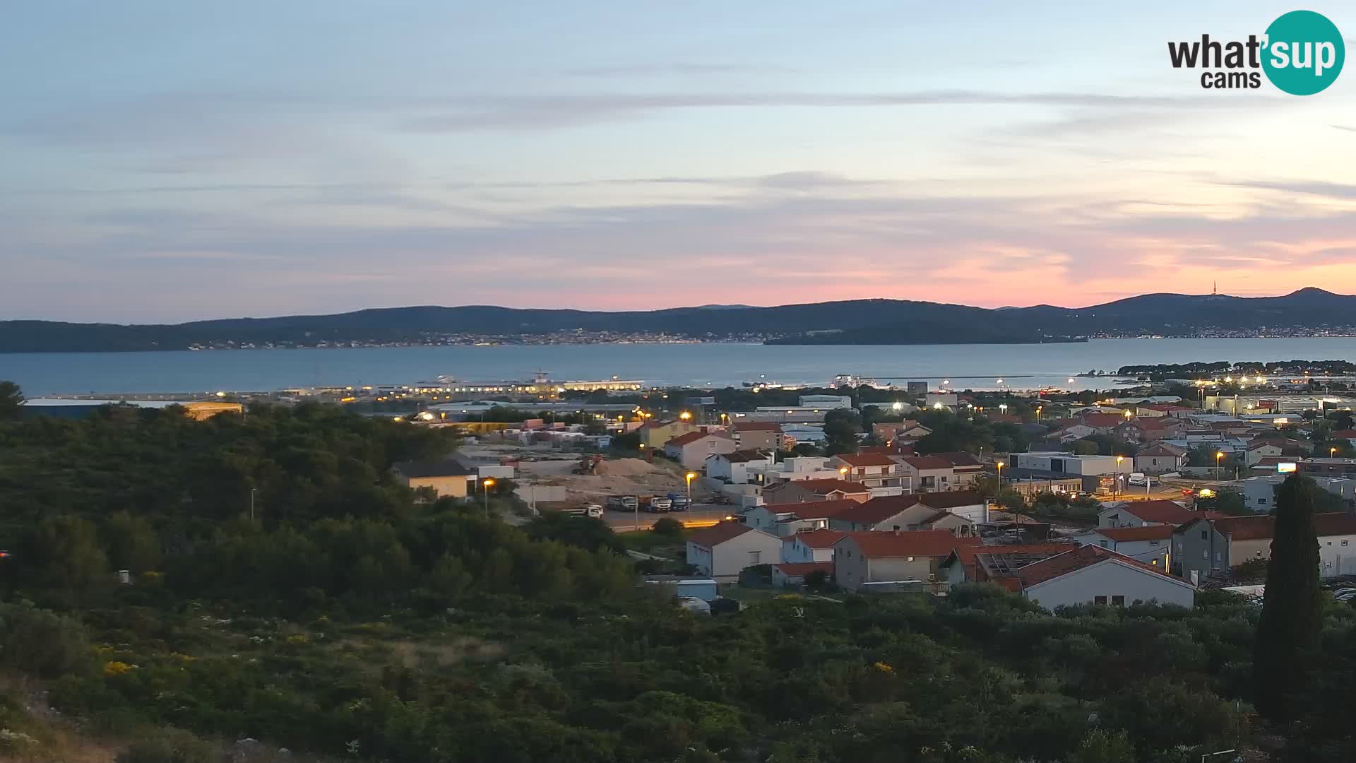 Panorama de la Webcam del Puerto Gazenica de Zadar, Zadar, Croacia