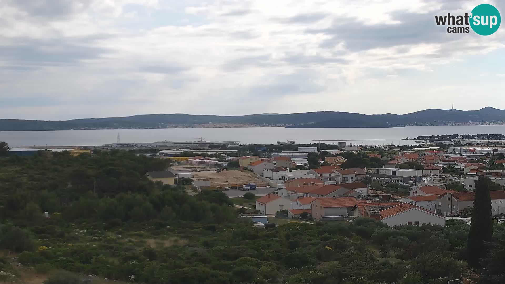 Panoramska web kamera Luke Gaženica u Zadru, Hrvatska