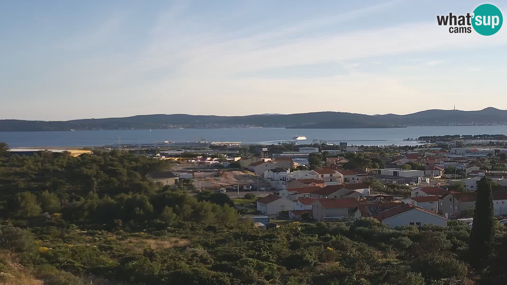 Panoramska web kamera Luke Gaženica u Zadru, Hrvatska