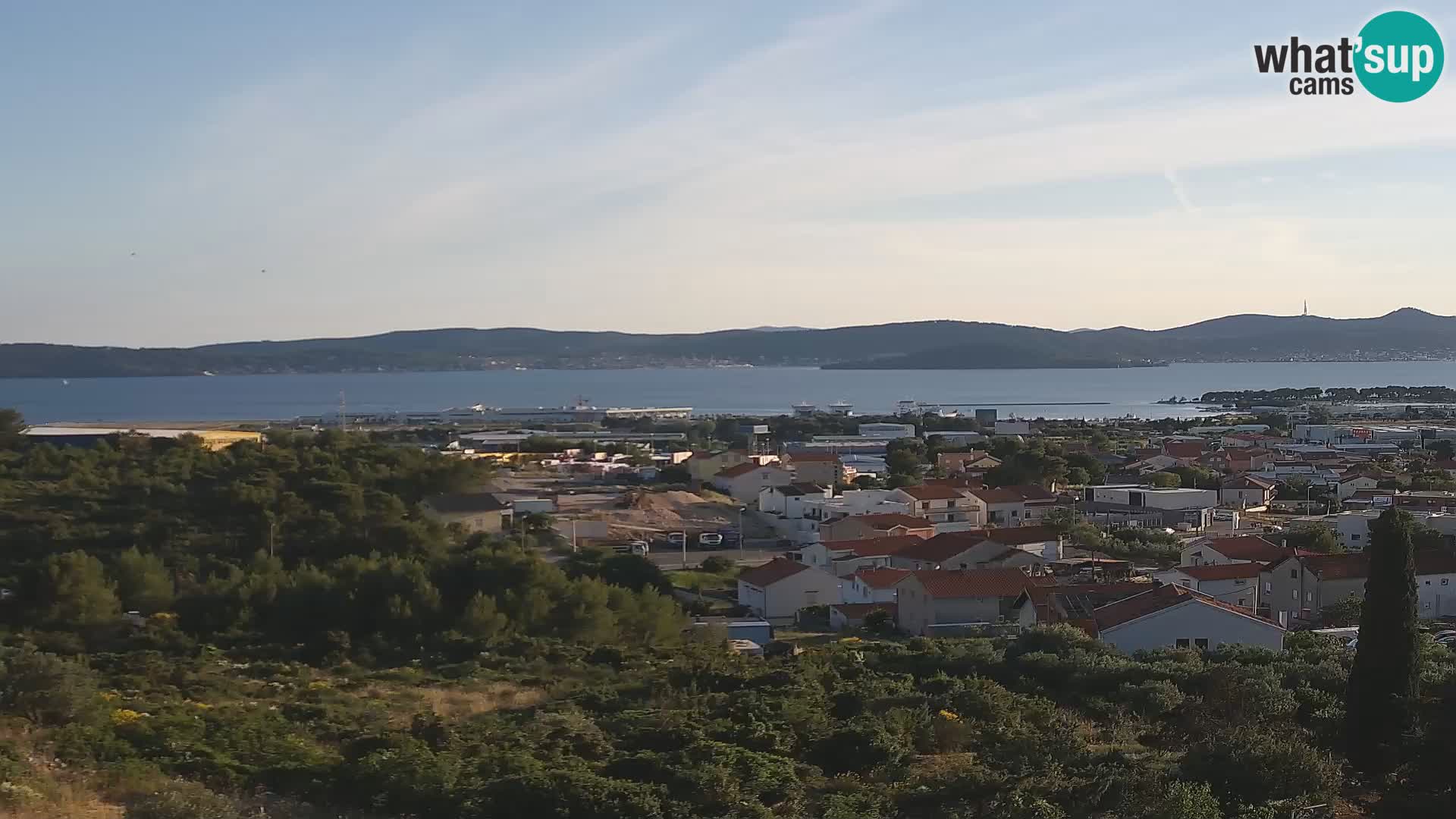 Panoramska web kamera Luke Gaženica u Zadru, Hrvatska