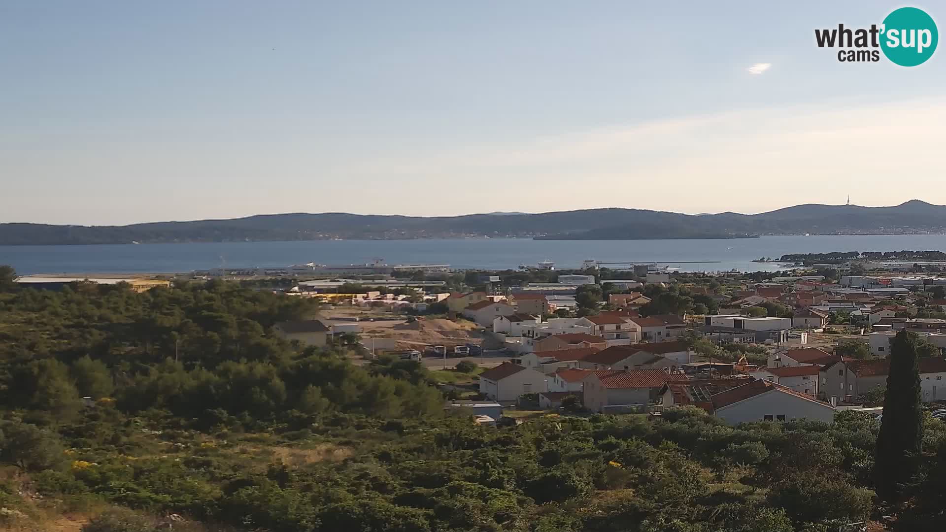 Panoramska web kamera Luke Gaženica u Zadru, Hrvatska