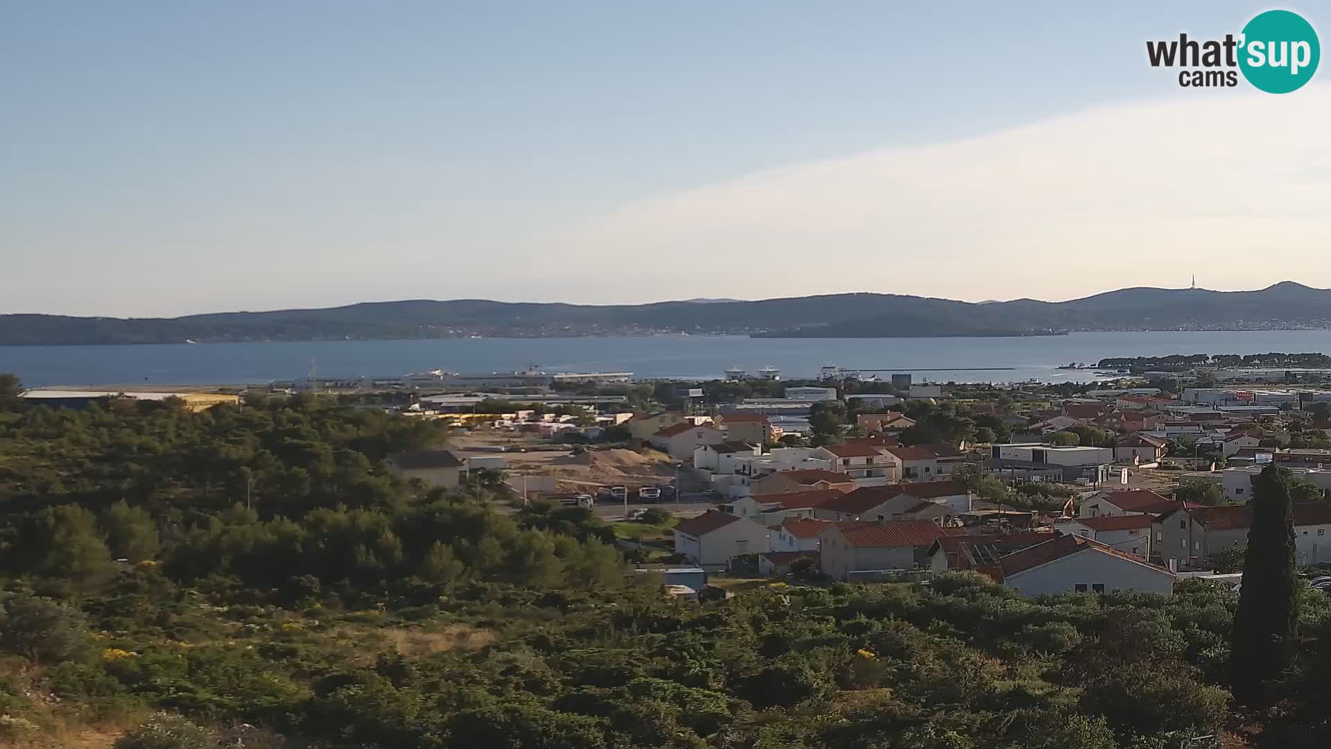 Panoramska web kamera Luke Gaženica u Zadru, Hrvatska