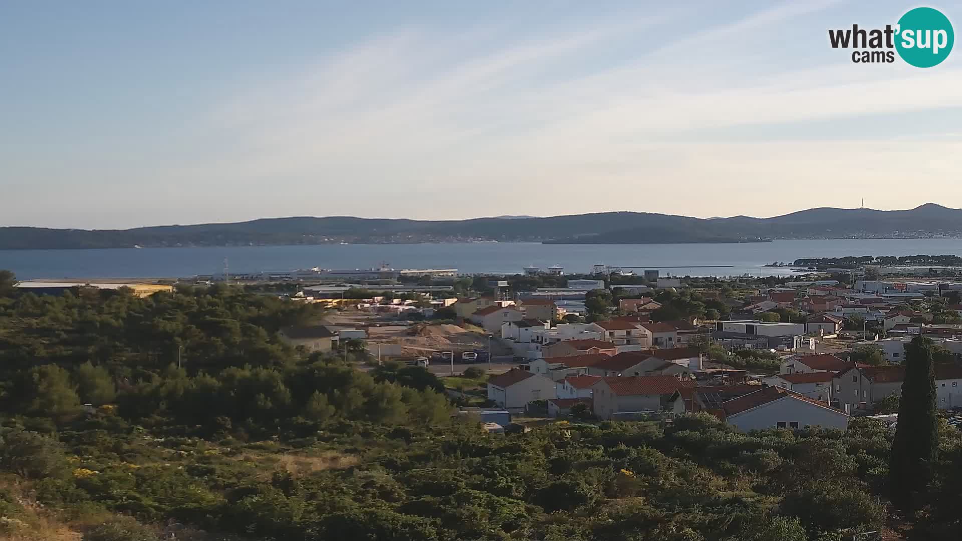 Zadar Pristanišče Gazenica s panoramsko spletno kamero, Zadar, Hrvaška