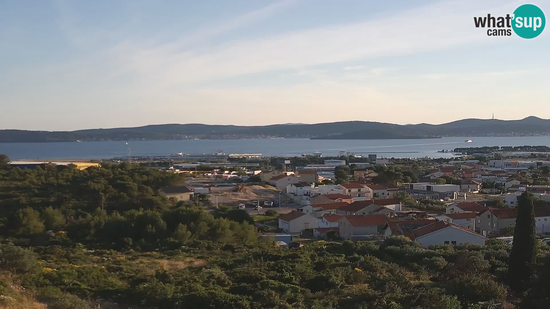 Zadar Port Gazenica Webcam Panorama, Zadar, Kroatien