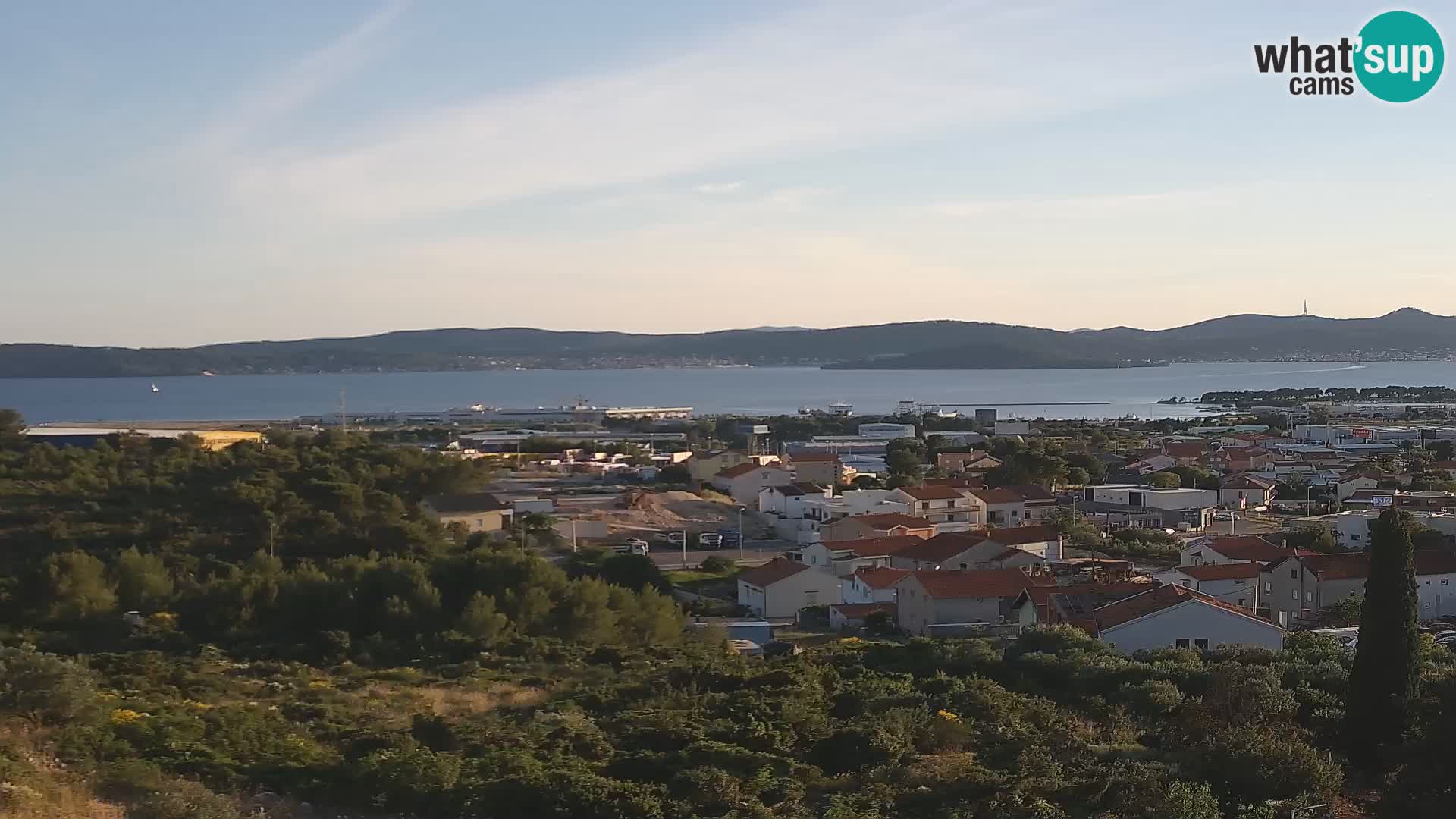 Panoramska web kamera Luke Gaženica u Zadru, Hrvatska