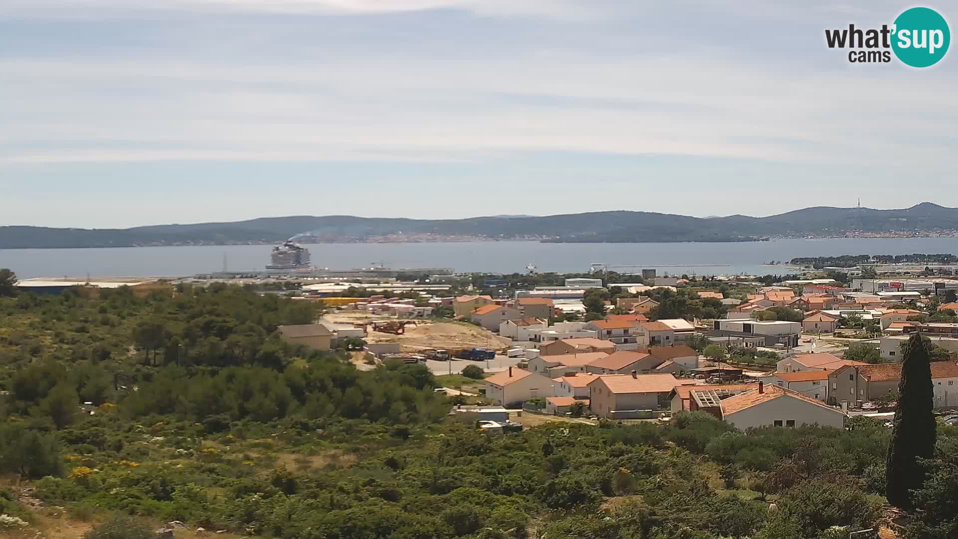Zadar Pristanišče Gazenica s panoramsko spletno kamero, Zadar, Hrvaška