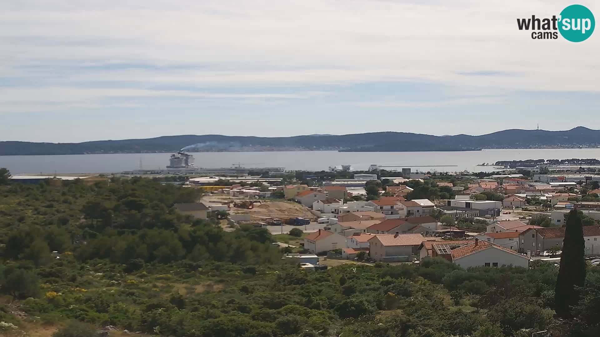 Zadar Pristanišče Gazenica s panoramsko spletno kamero, Zadar, Hrvaška