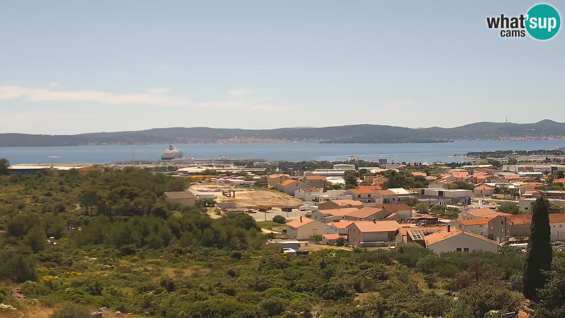 Zadar Port Gazenica Webcam Panorama, Zadar, Kroatien