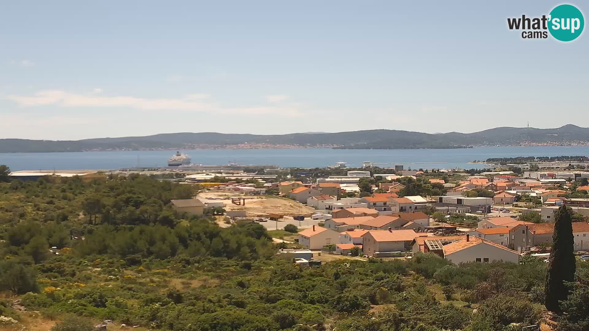 Zadar Port Gazenica Webcam Panorama, Zadar, Kroatien