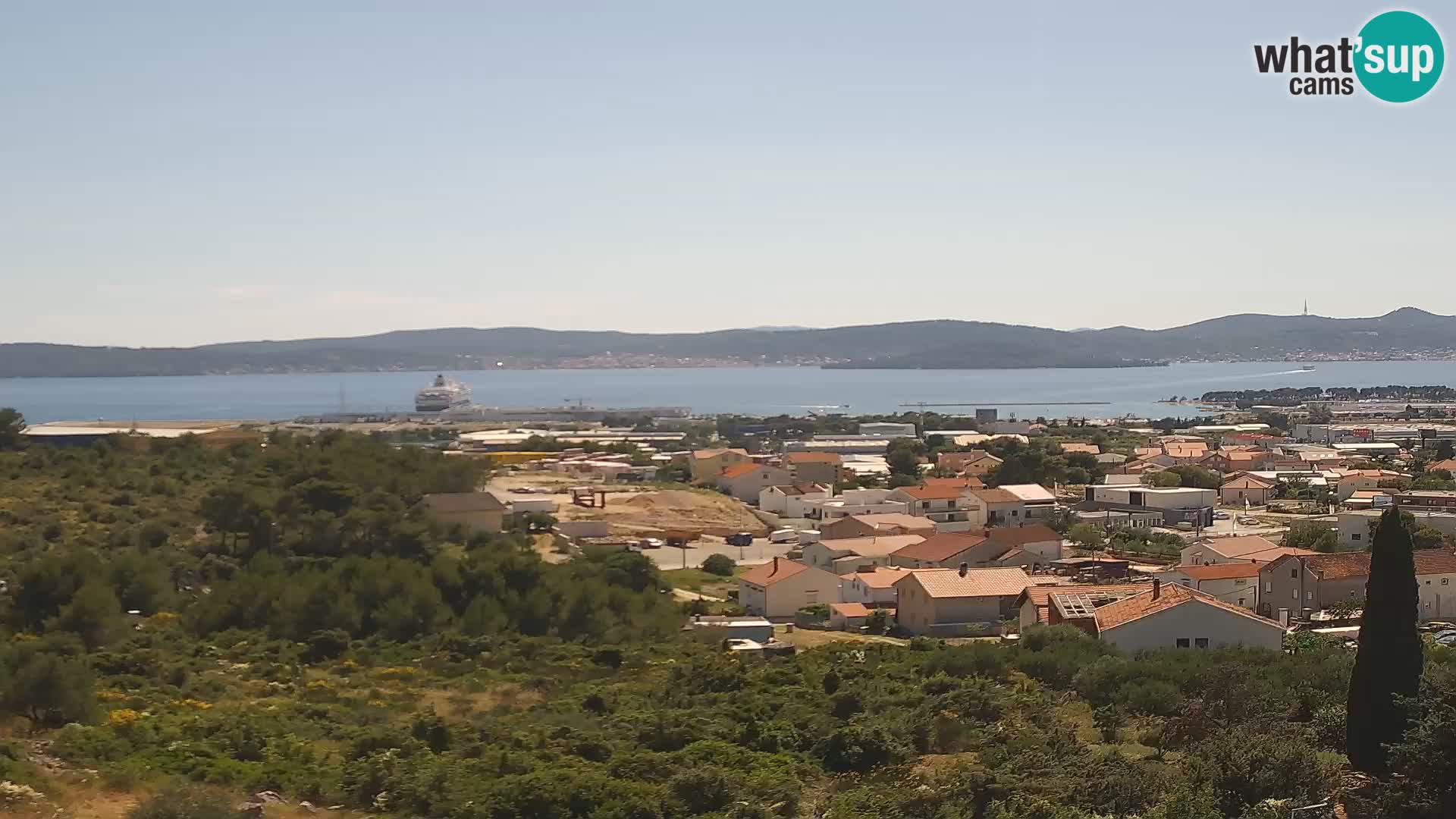 Zadar Port Gazenica Webcam Panorama, Zadar, Kroatien