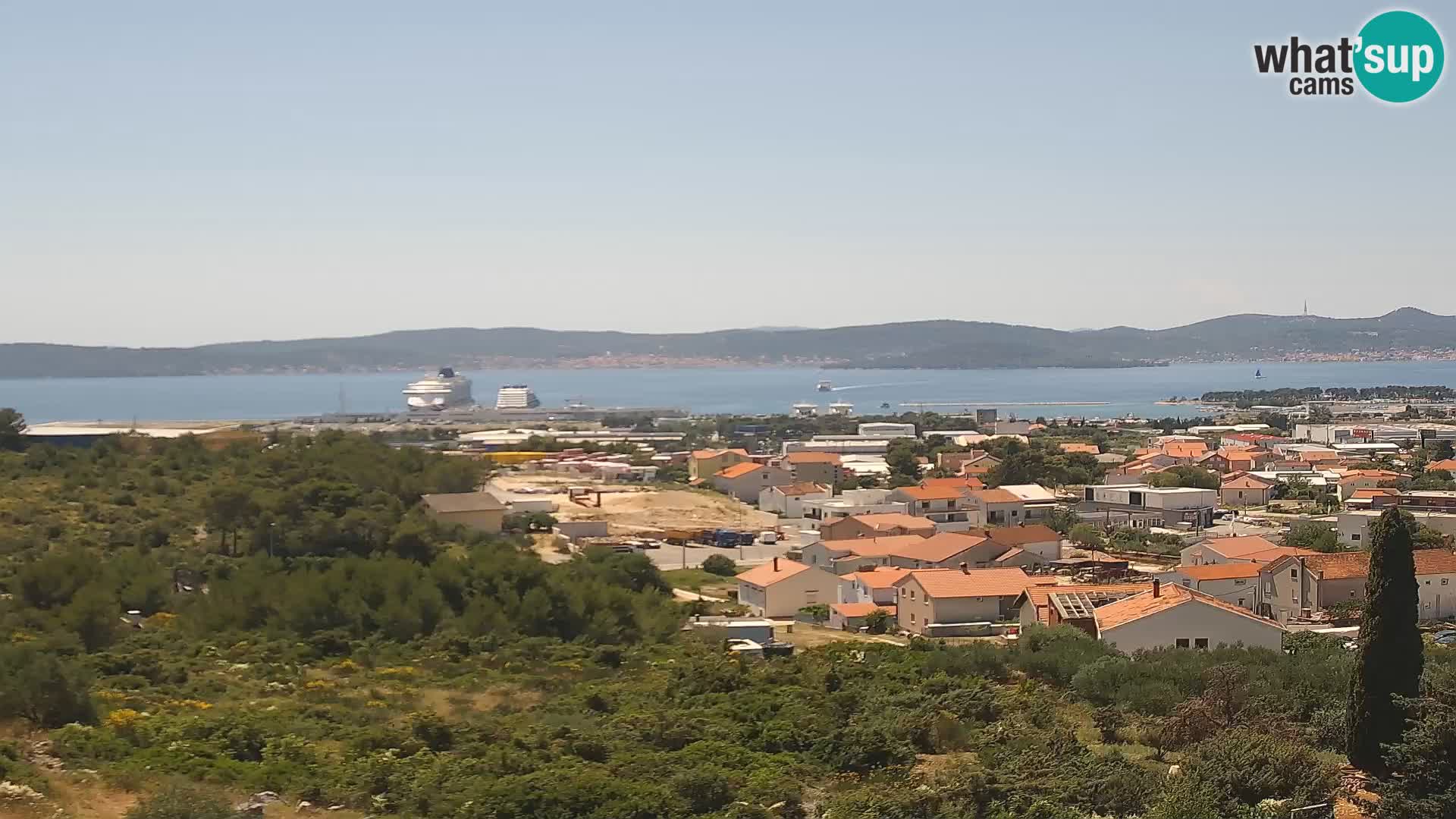Panoramska web kamera Luke Gaženica u Zadru, Hrvatska