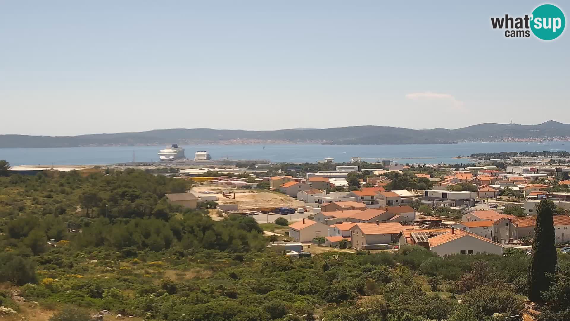 Zadar Port Gazenica Webcam Panorama, Zadar, Kroatien