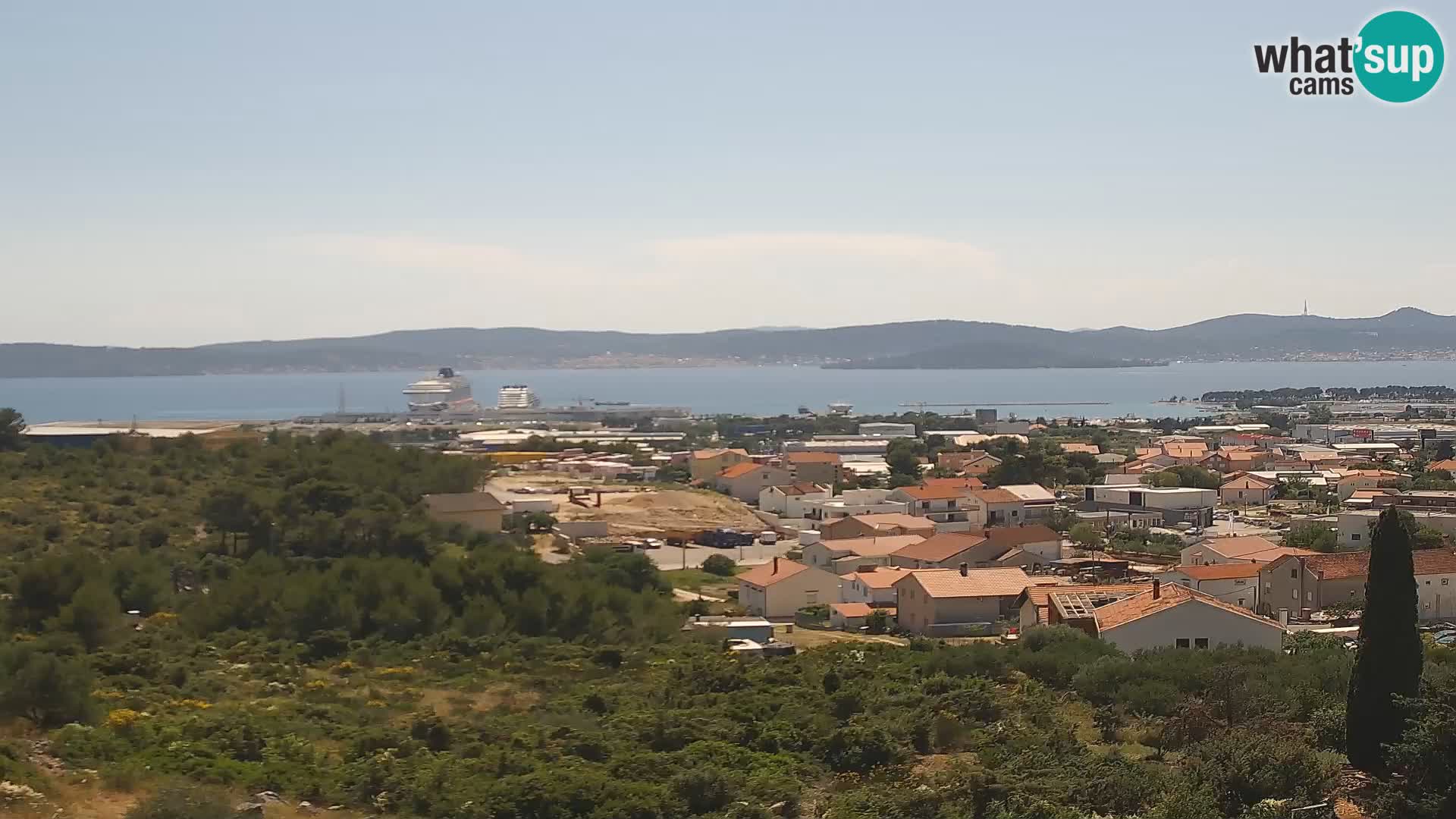 Zadar Port Gazenica Webcam Panorama, Zadar, Kroatien