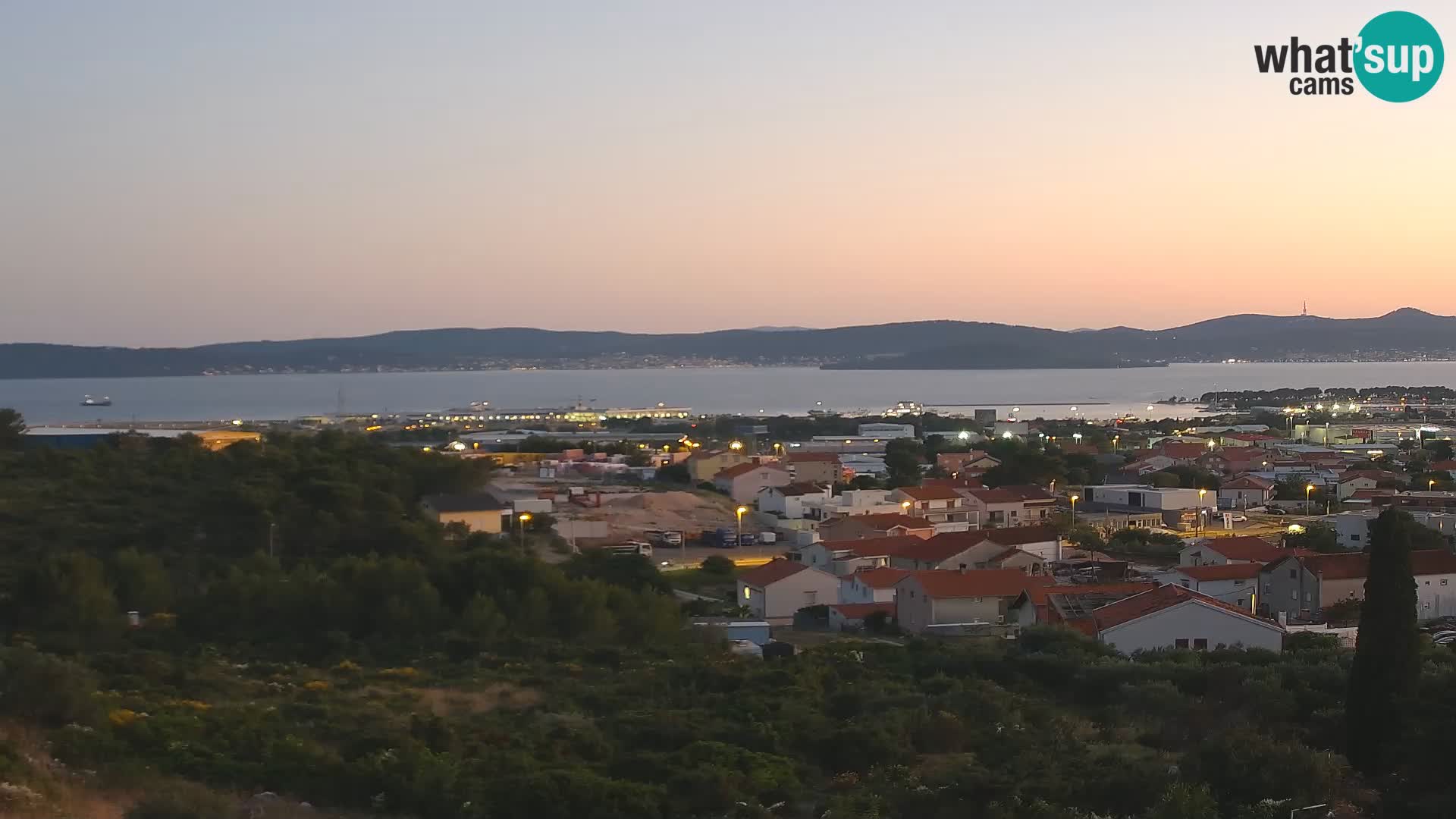 Panoramska web kamera Luke Gaženica u Zadru, Hrvatska