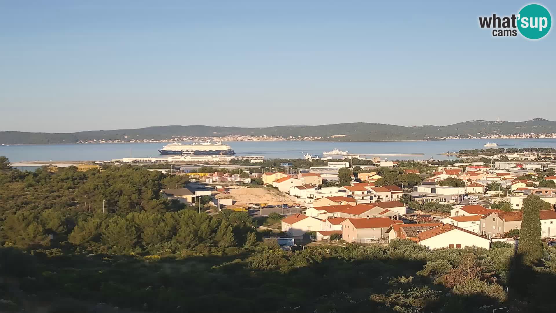 Zadar Port Gazenica Webcam Panorama, Zadar, Croatia