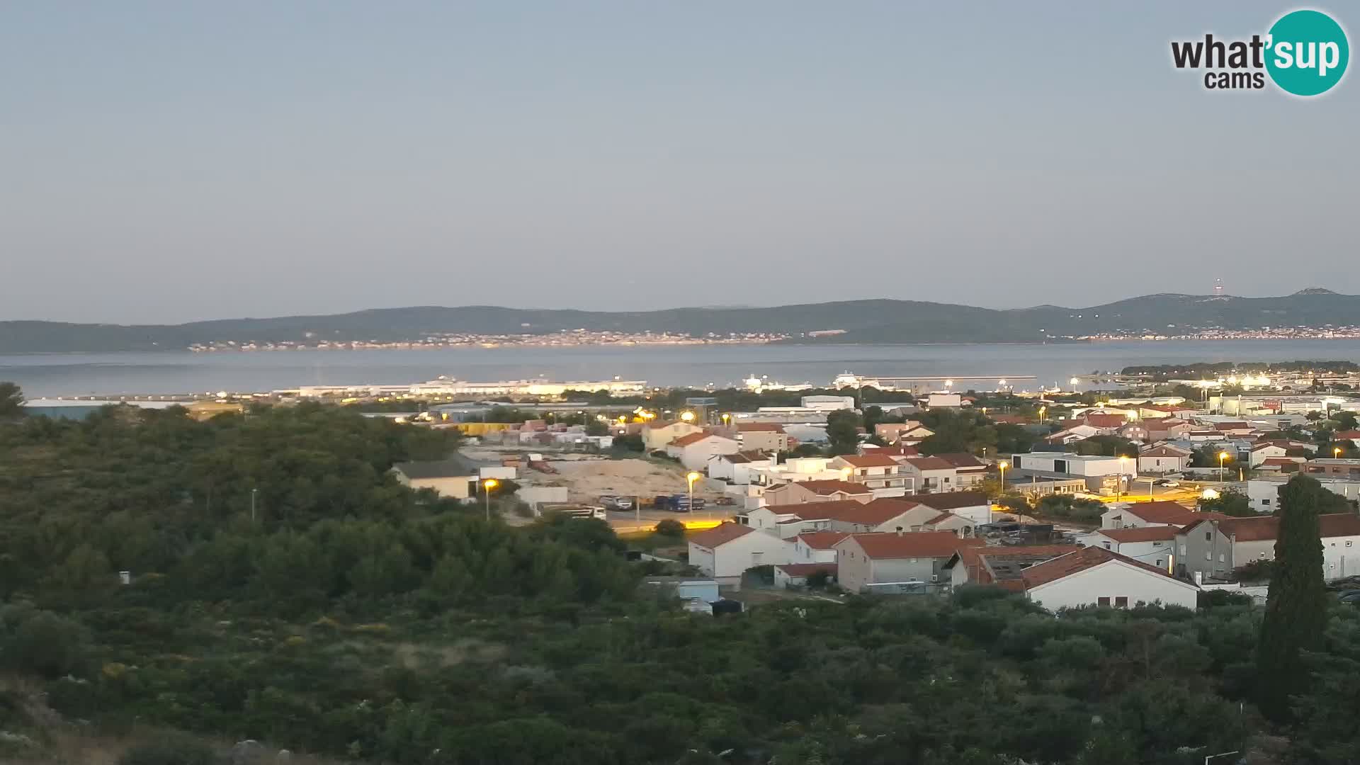 Zadar Pristanišče Gazenica s panoramsko spletno kamero, Zadar, Hrvaška