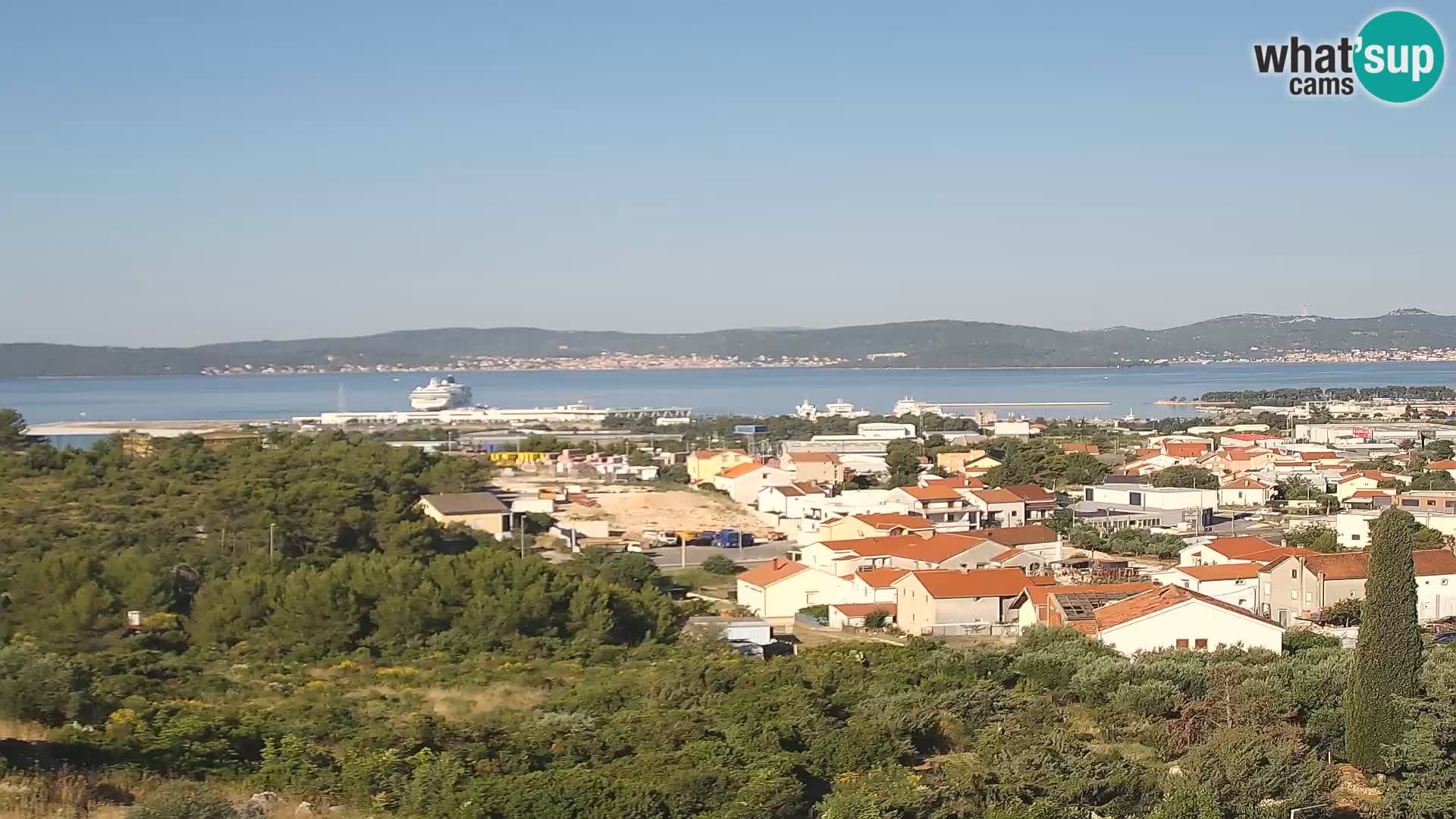Panoramska web kamera Luke Gaženica u Zadru, Hrvatska