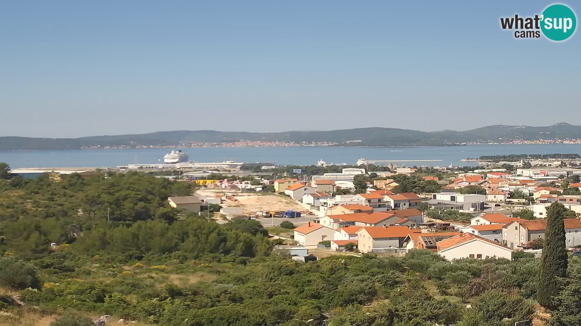 Panoramska web kamera Luke Gaženica u Zadru, Hrvatska