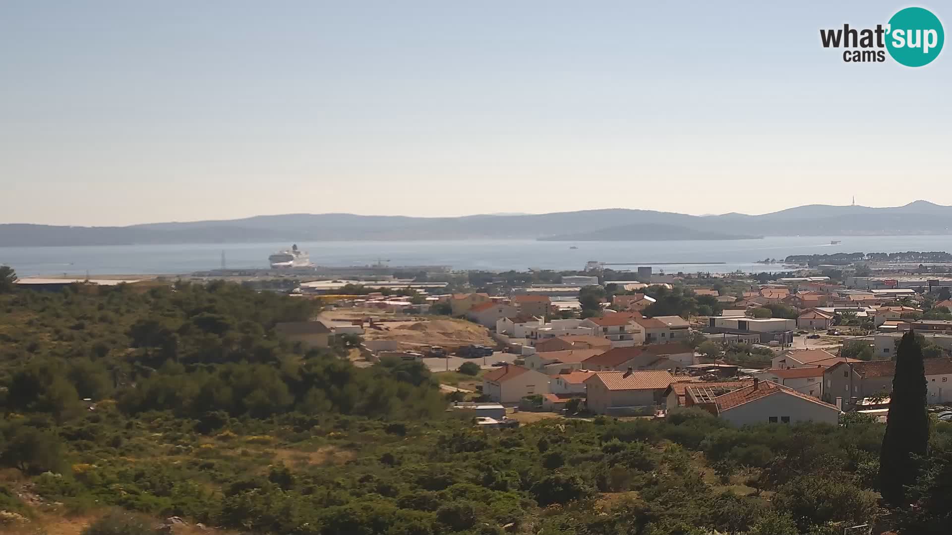 Panoramska web kamera Luke Gaženica u Zadru, Hrvatska