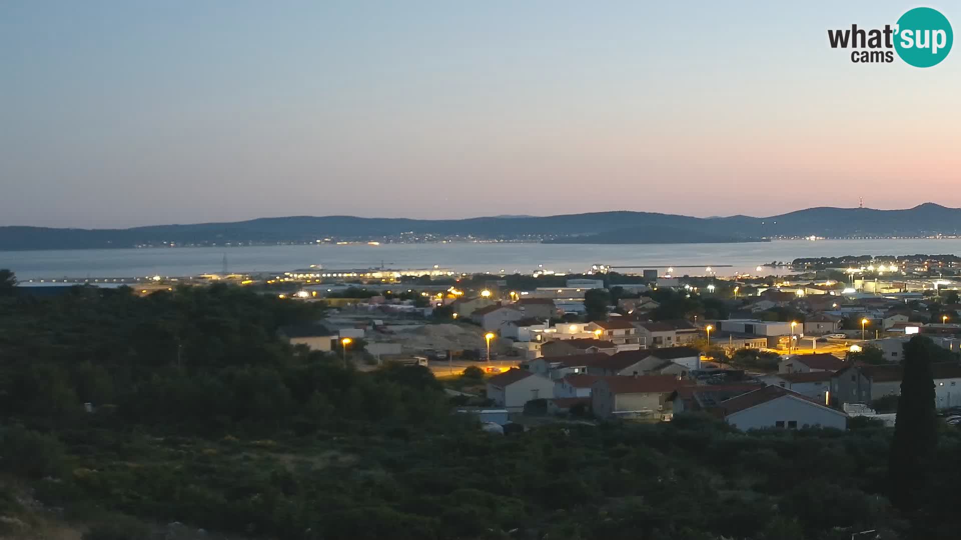 Panoramska web kamera Luke Gaženica u Zadru, Hrvatska
