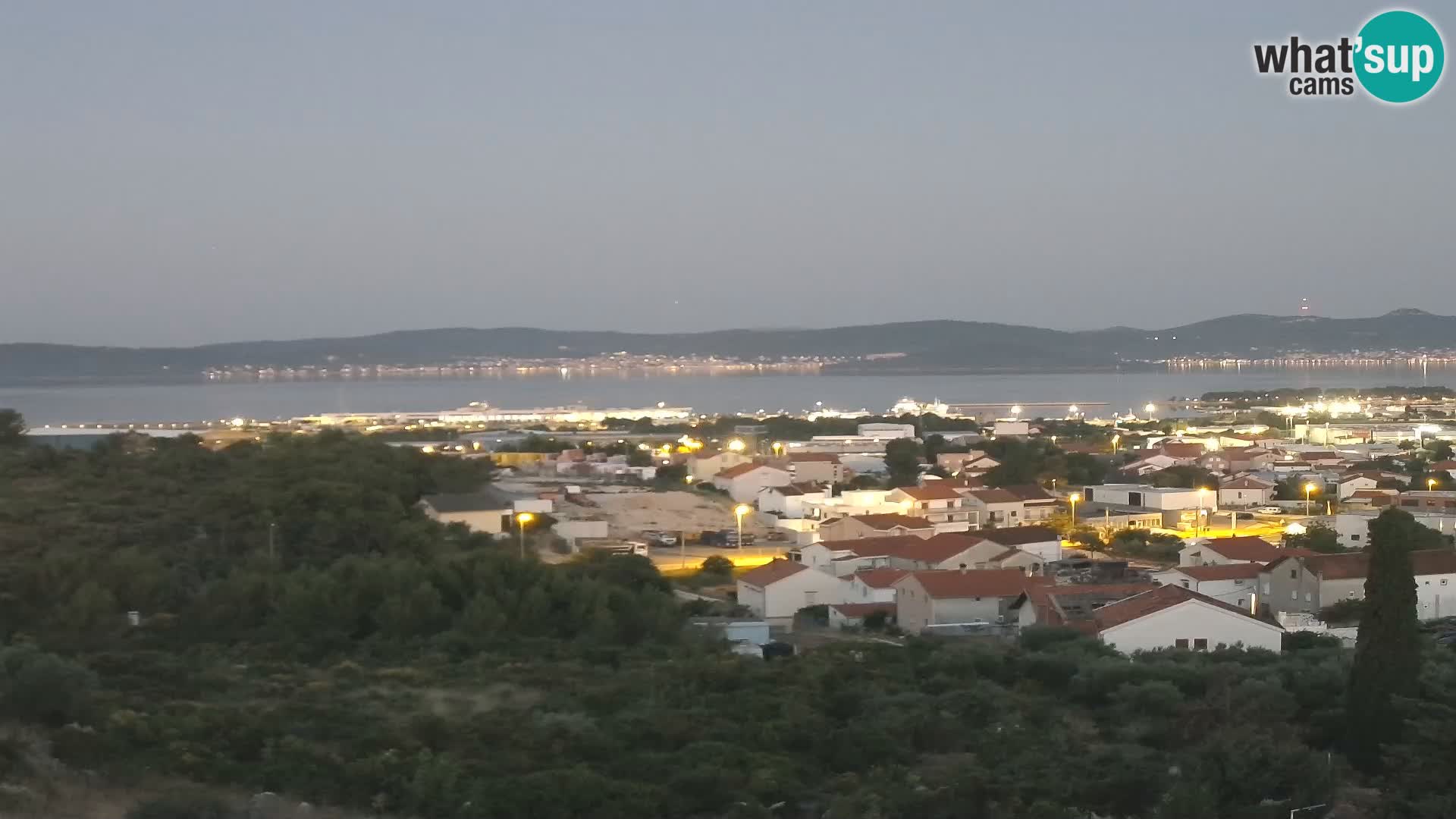 Zadar Pristanišče Gazenica s panoramsko spletno kamero, Zadar, Hrvaška