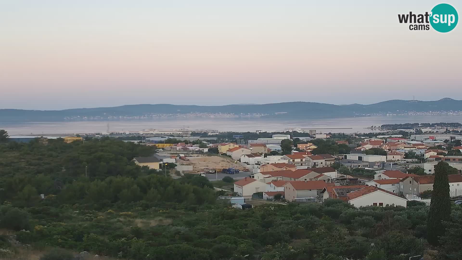 Zadar Port Gazenica Webcam Panorama, Zadar, Kroatien