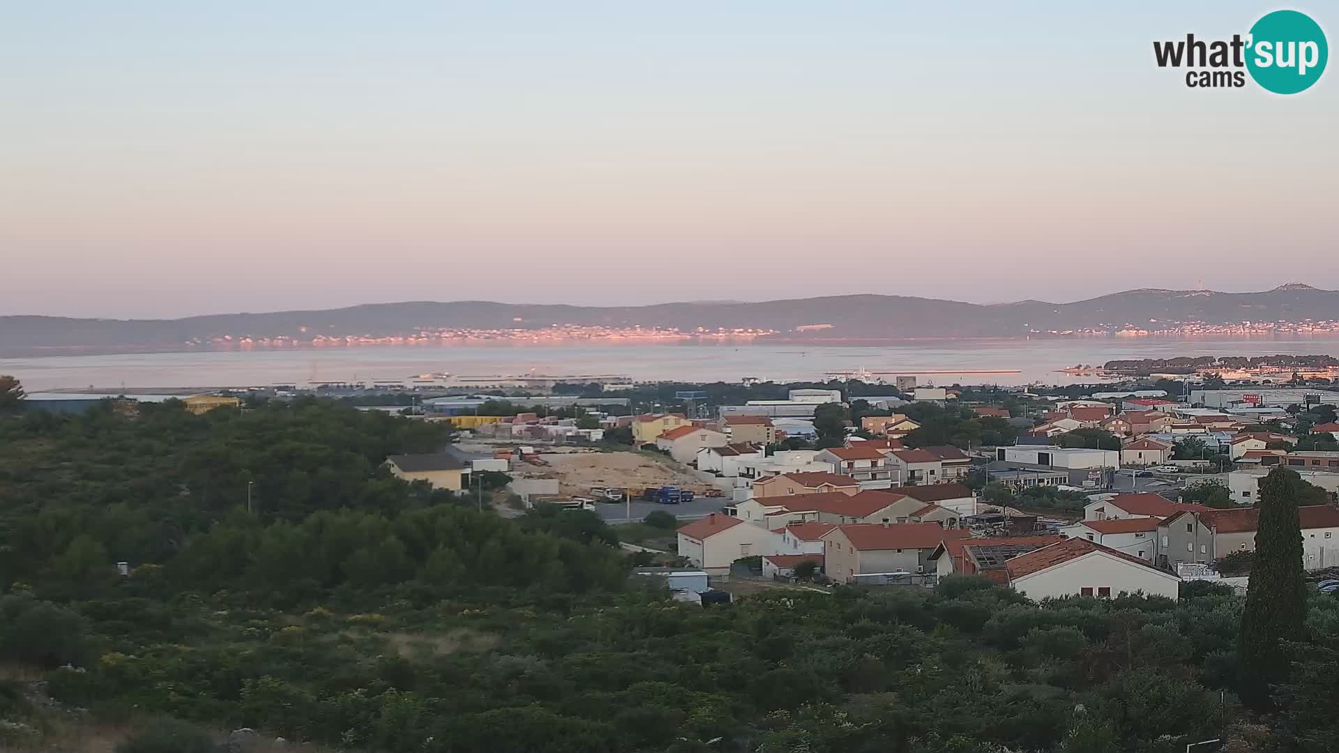 Panorama de la Webcam del Puerto Gazenica de Zadar, Zadar, Croacia