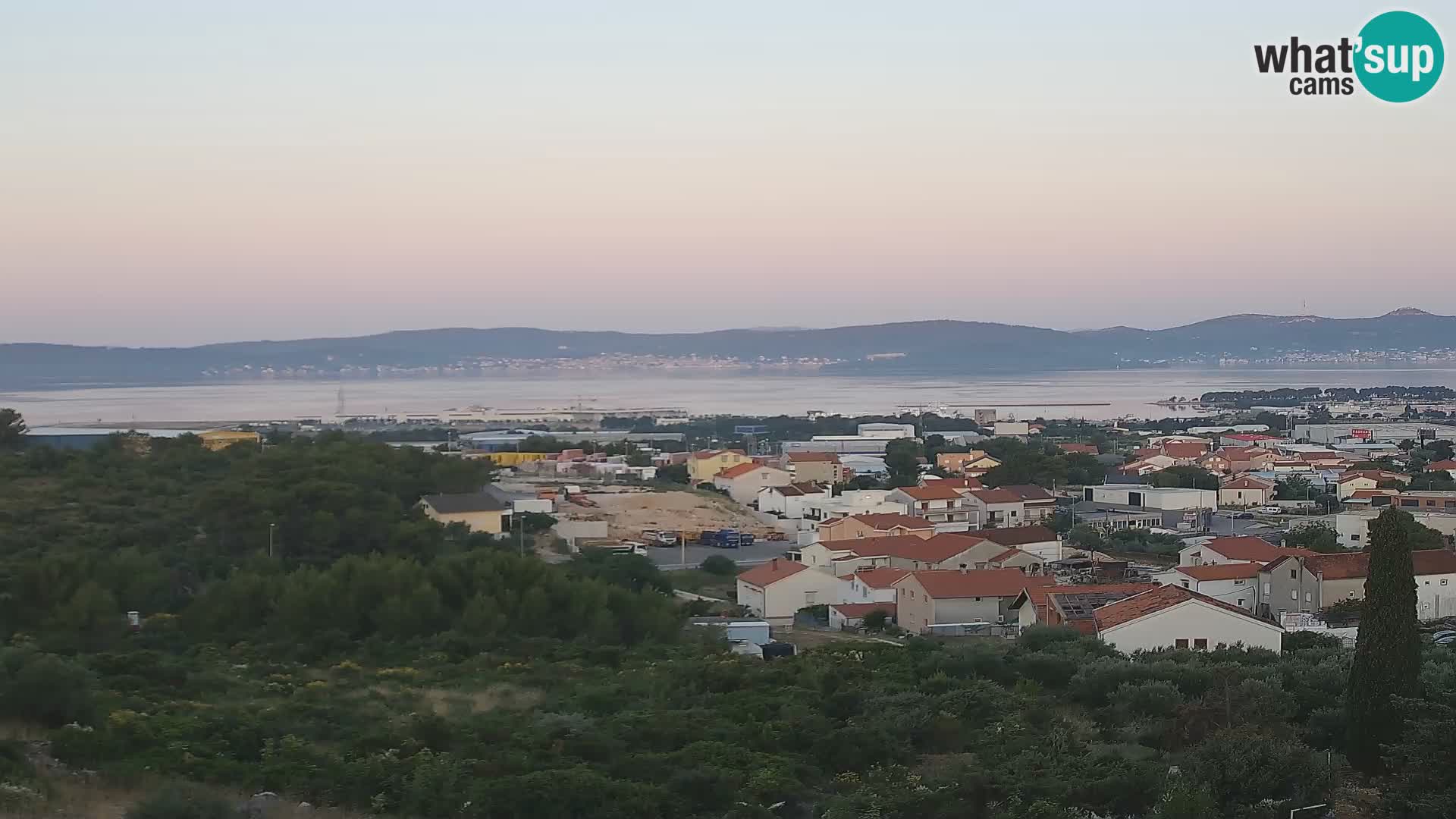 Panorama de la Webcam del Puerto Gazenica de Zadar, Zadar, Croacia