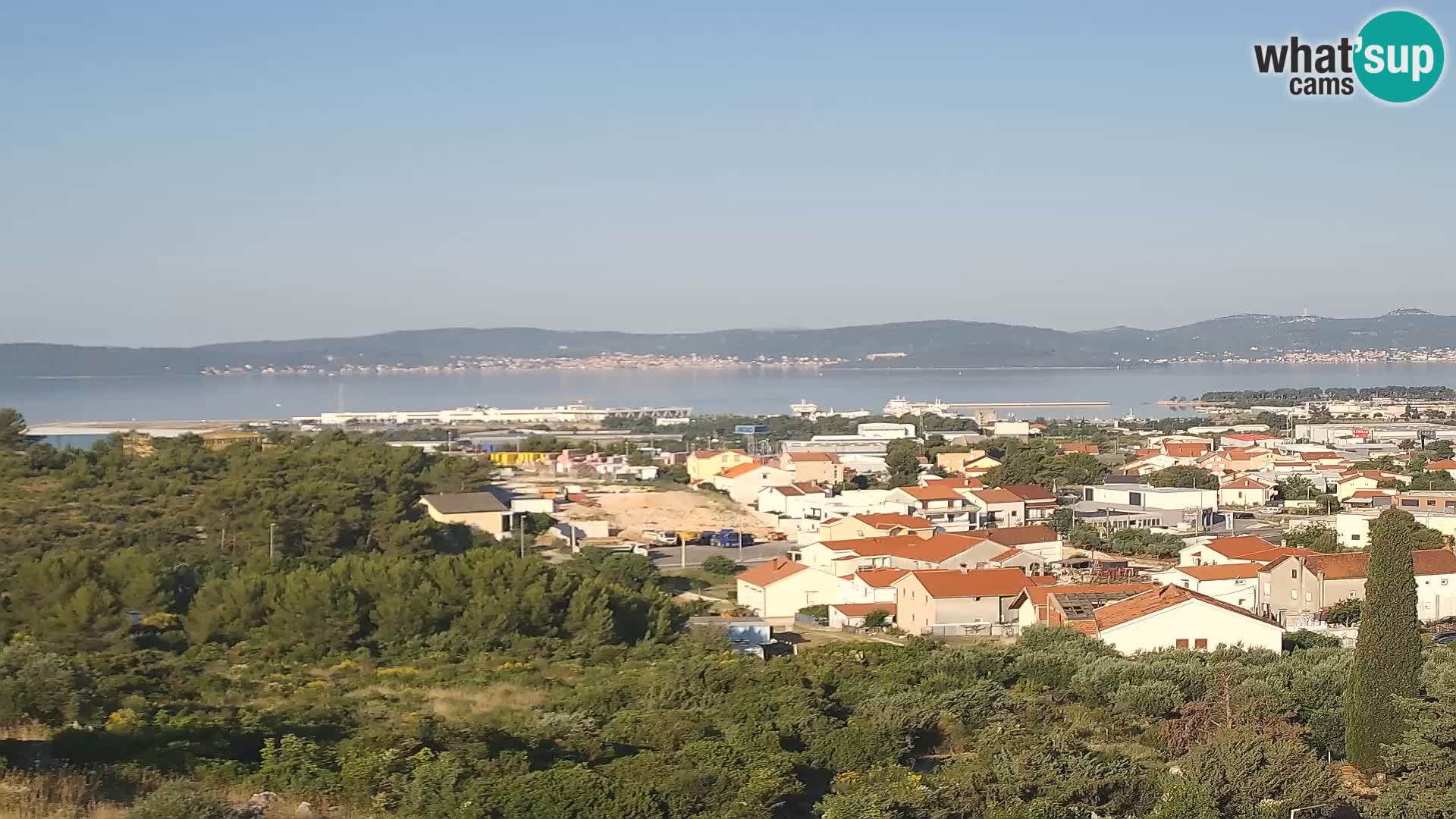 Zadar Pristanišče Gazenica s panoramsko spletno kamero, Zadar, Hrvaška
