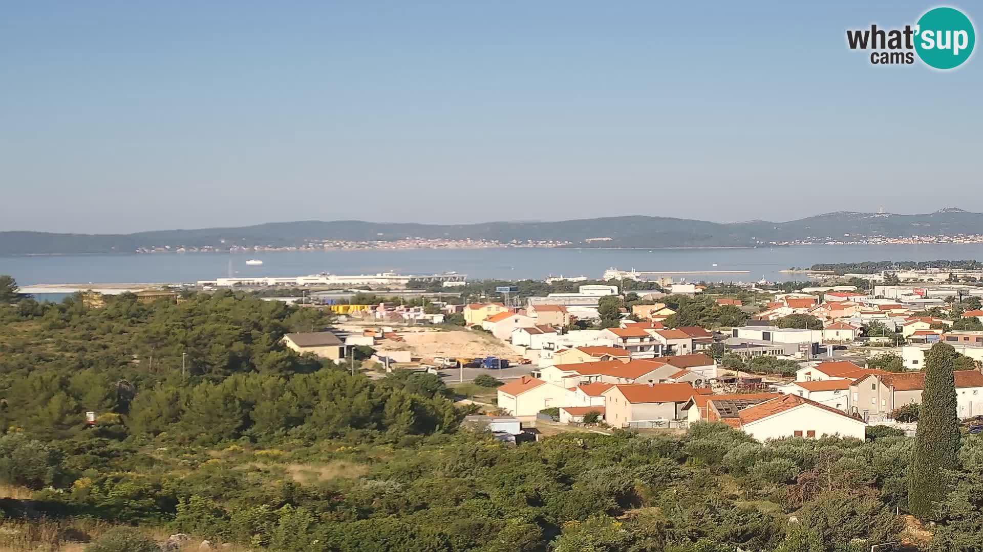 Zadar Pristanišče Gazenica s panoramsko spletno kamero, Zadar, Hrvaška