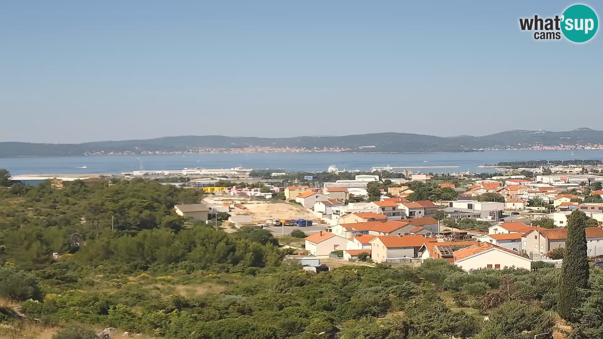Zadar Pristanišče Gazenica s panoramsko spletno kamero, Zadar, Hrvaška