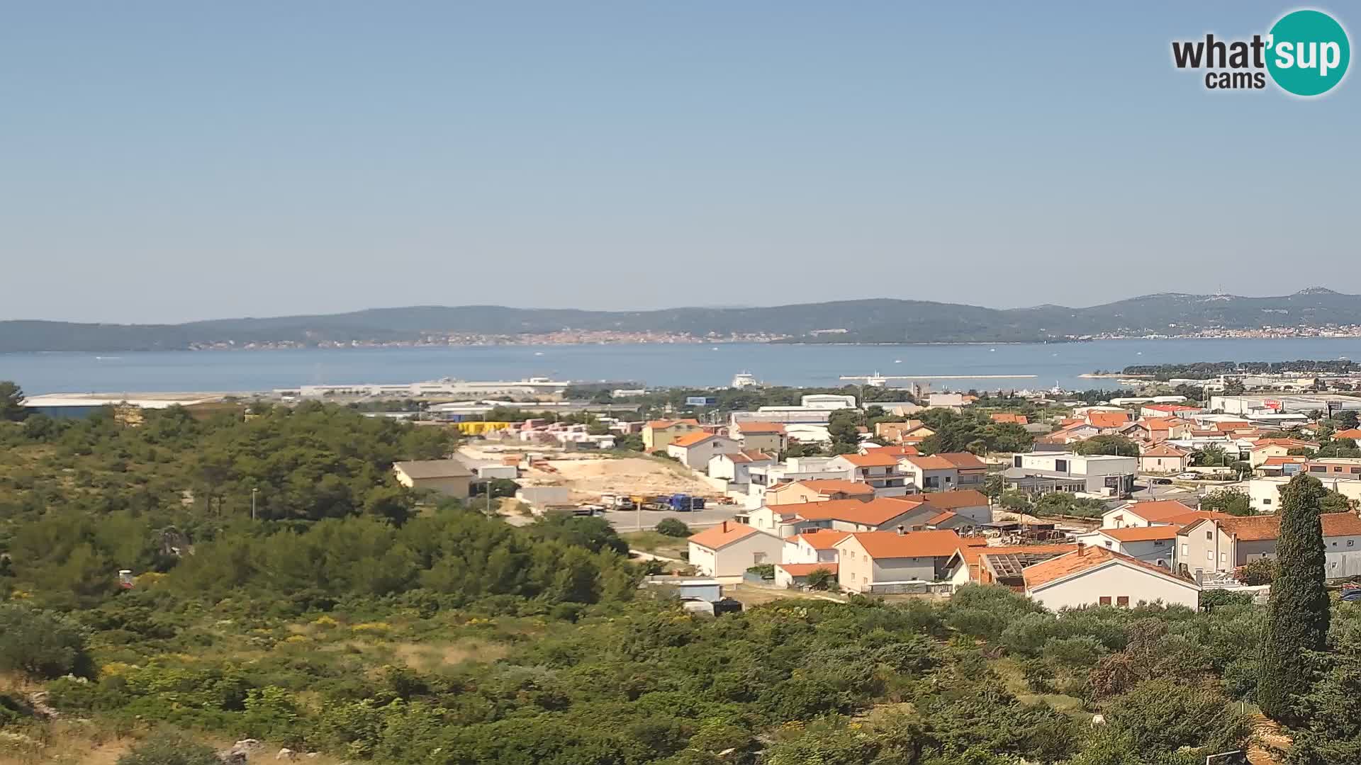 Panorama de la Webcam del Puerto Gazenica de Zadar, Zadar, Croacia