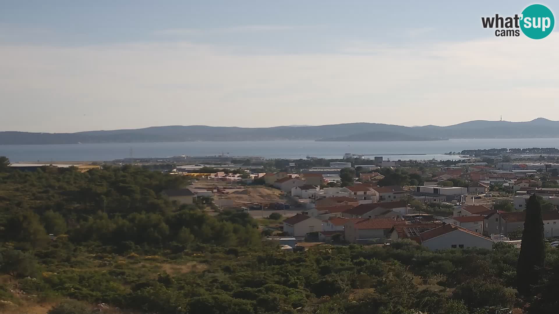 Panoramska web kamera Luke Gaženica u Zadru, Hrvatska