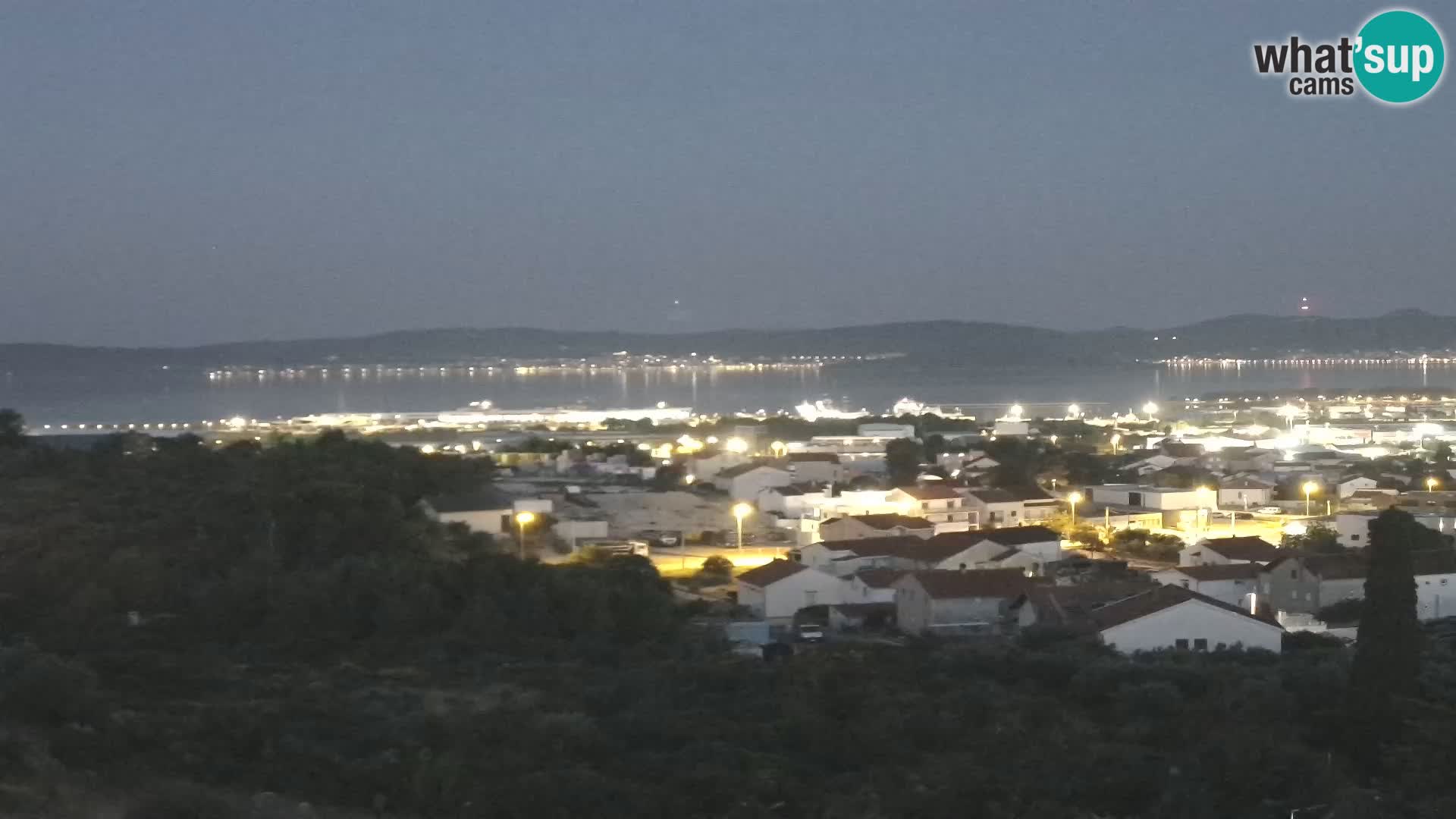 Zadar Pristanišče Gazenica s panoramsko spletno kamero, Zadar, Hrvaška