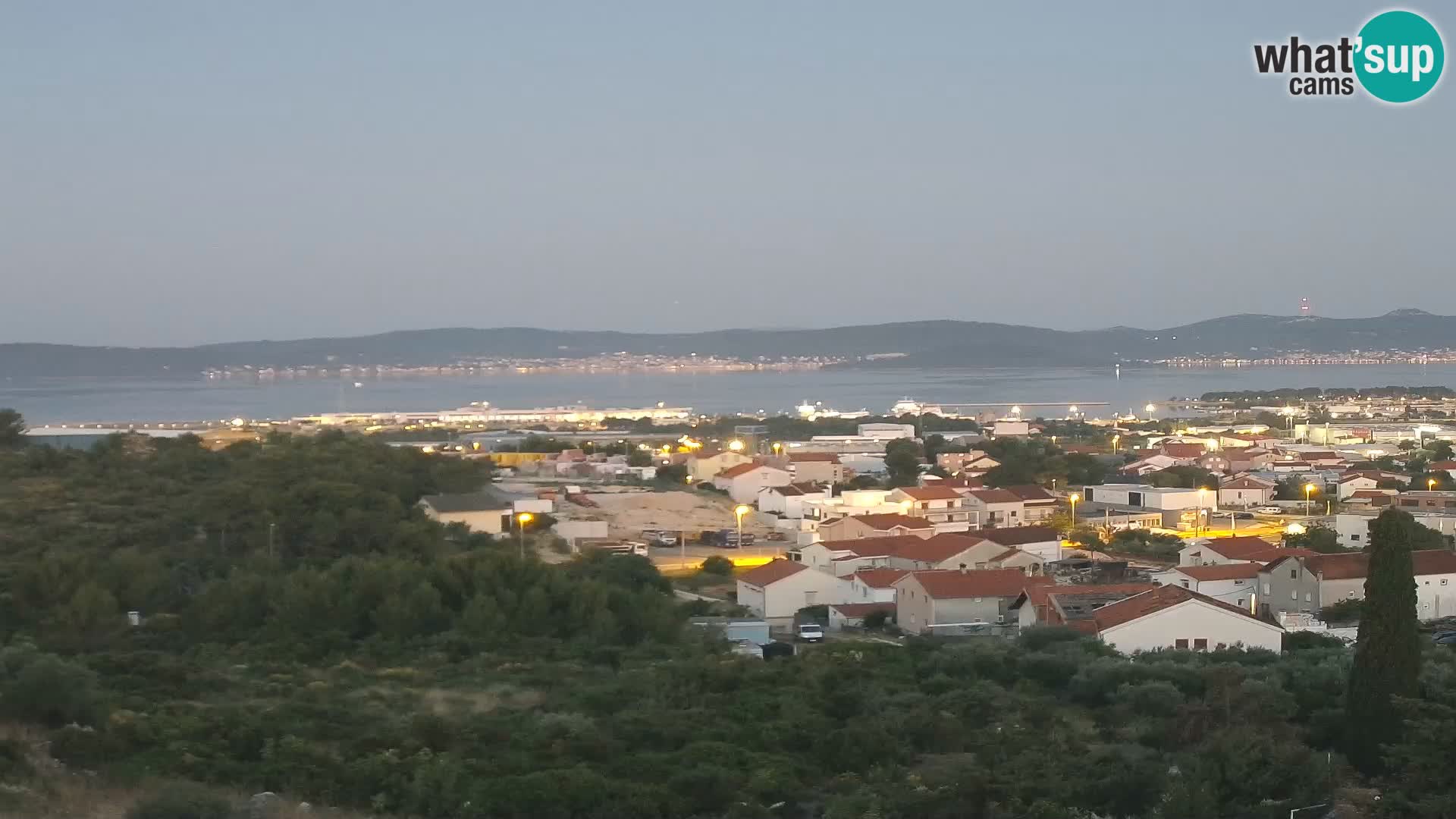 Zadar Pristanišče Gazenica s panoramsko spletno kamero, Zadar, Hrvaška