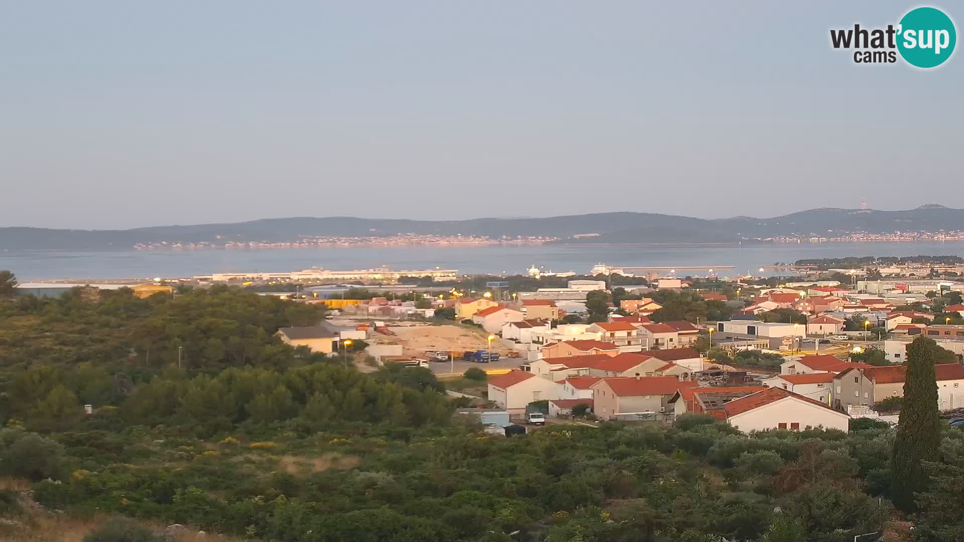 Zadar Port Gazenica Webcam Panorama, Zadar, Kroatien