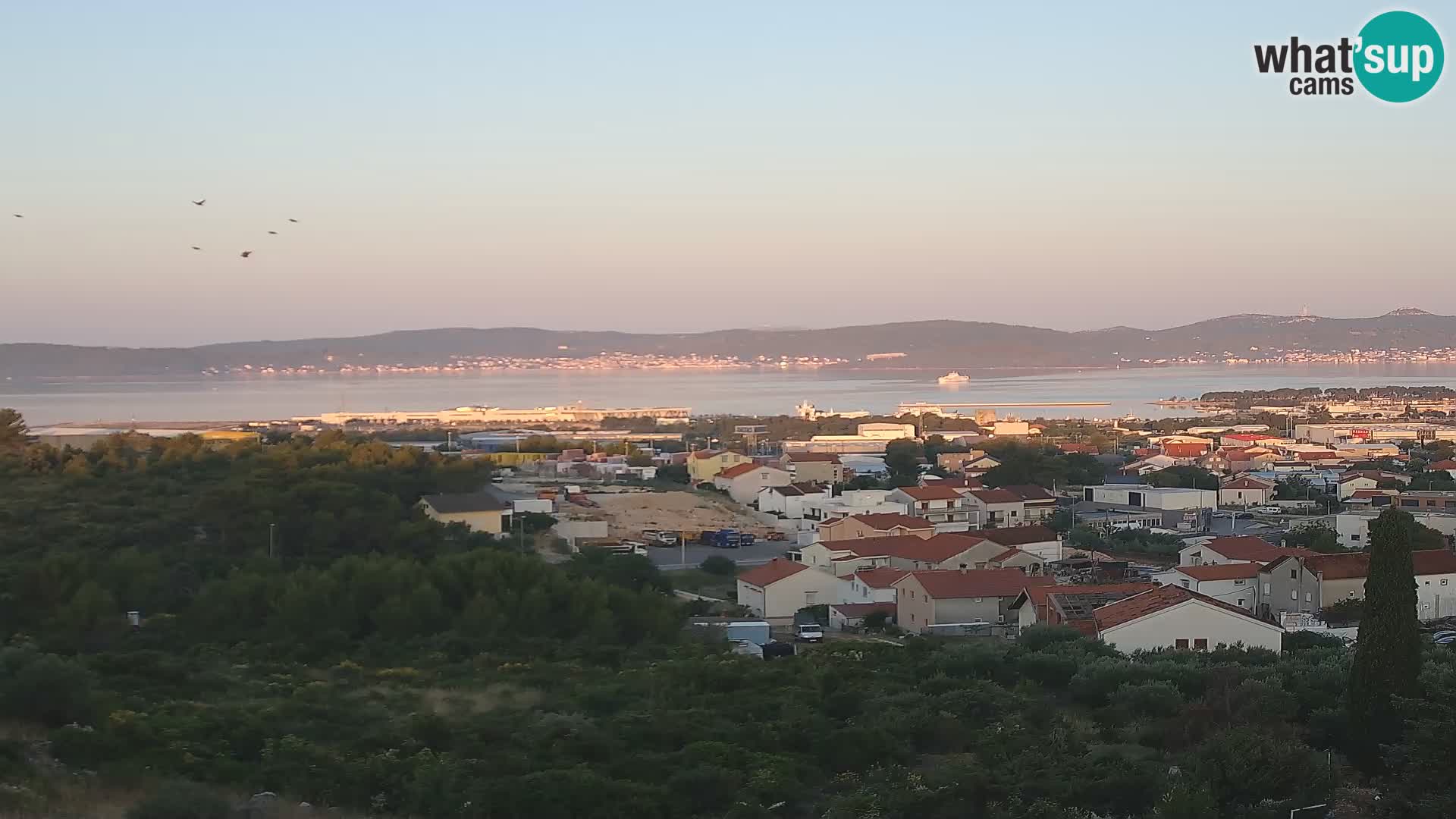 Panorama de la Webcam del Puerto Gazenica de Zadar, Zadar, Croacia