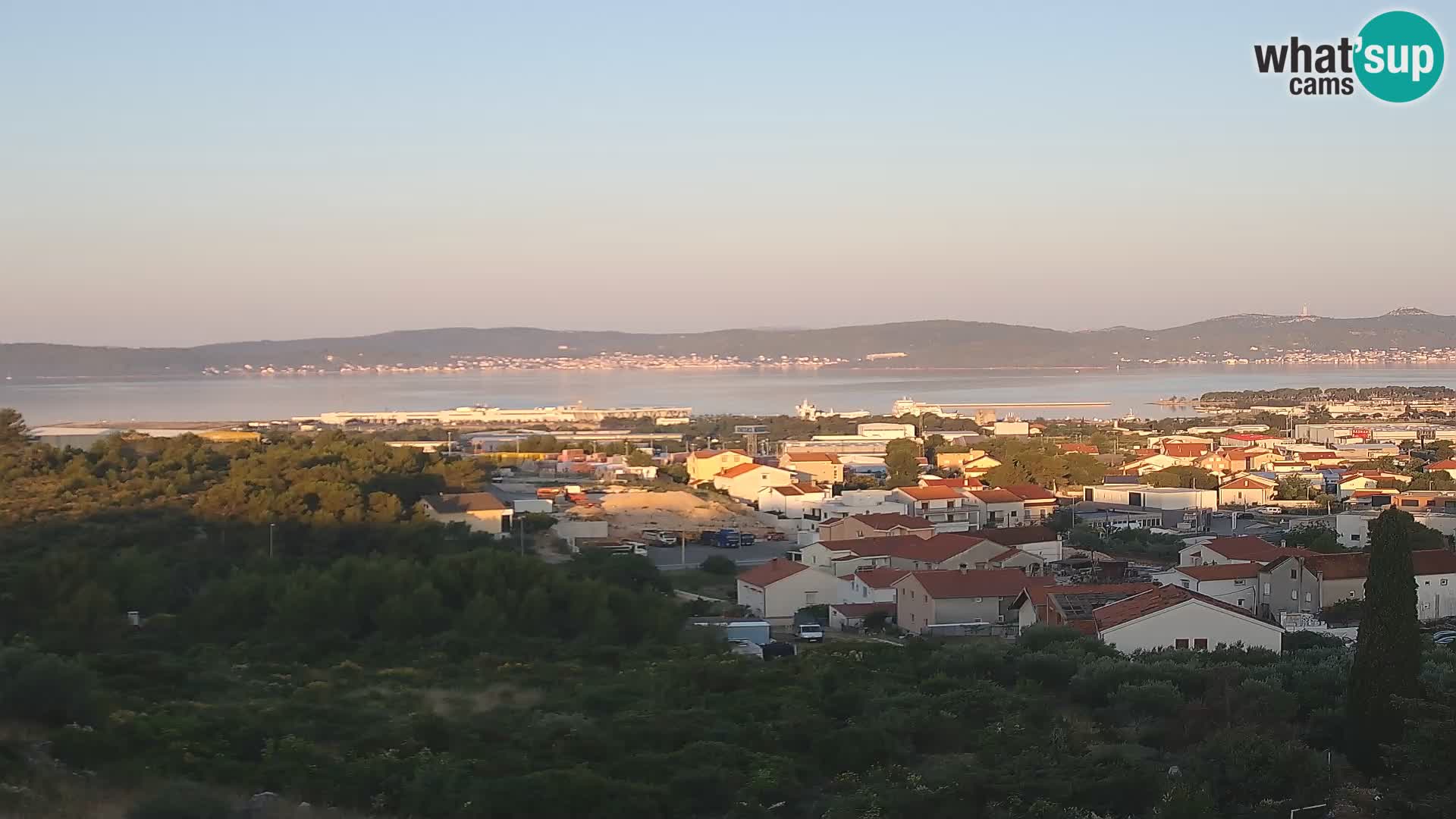 Zadar Pristanišče Gazenica s panoramsko spletno kamero, Zadar, Hrvaška