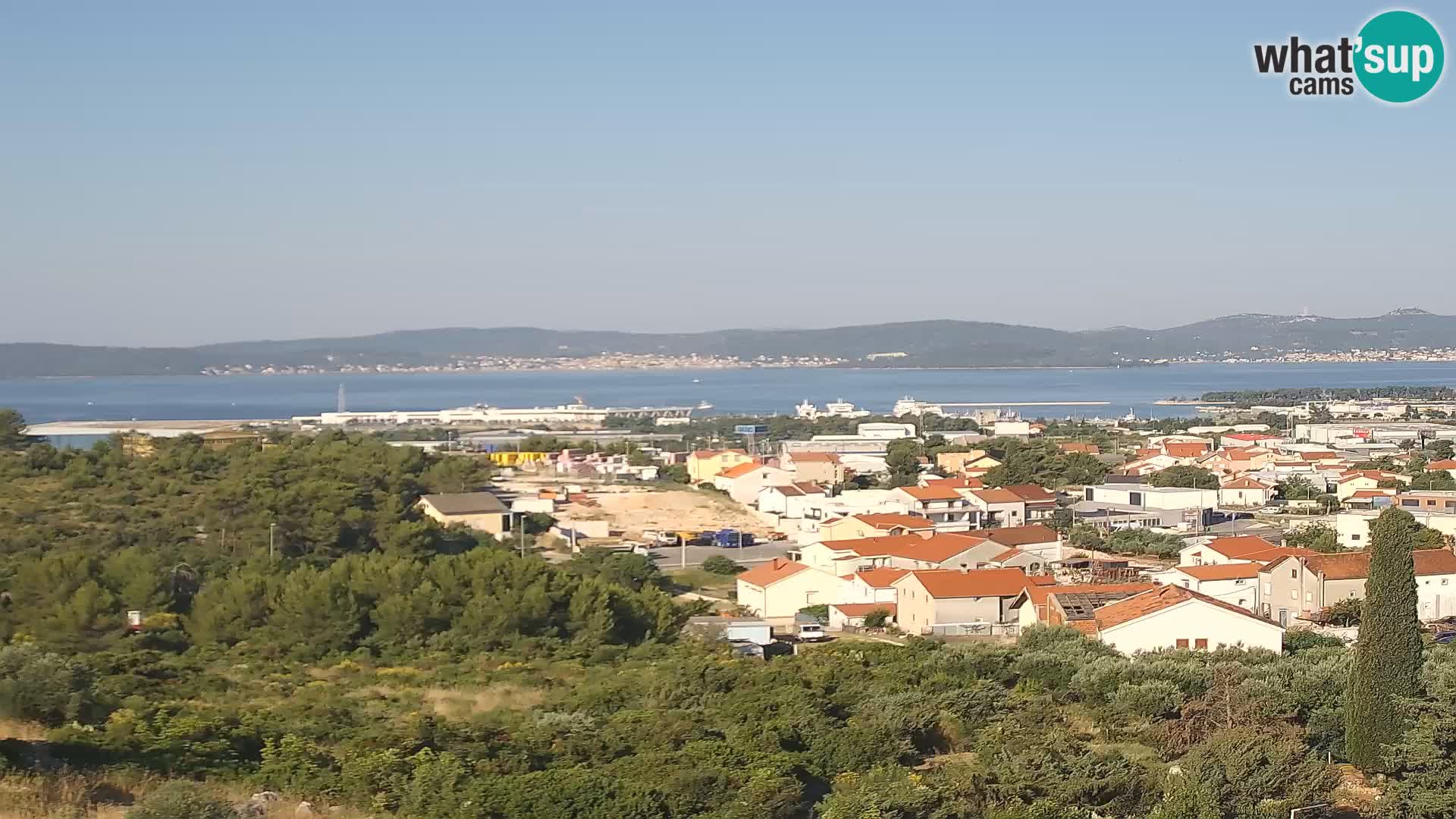 Zadar Port Gazenica Webcam Panorama, Zadar, Kroatien
