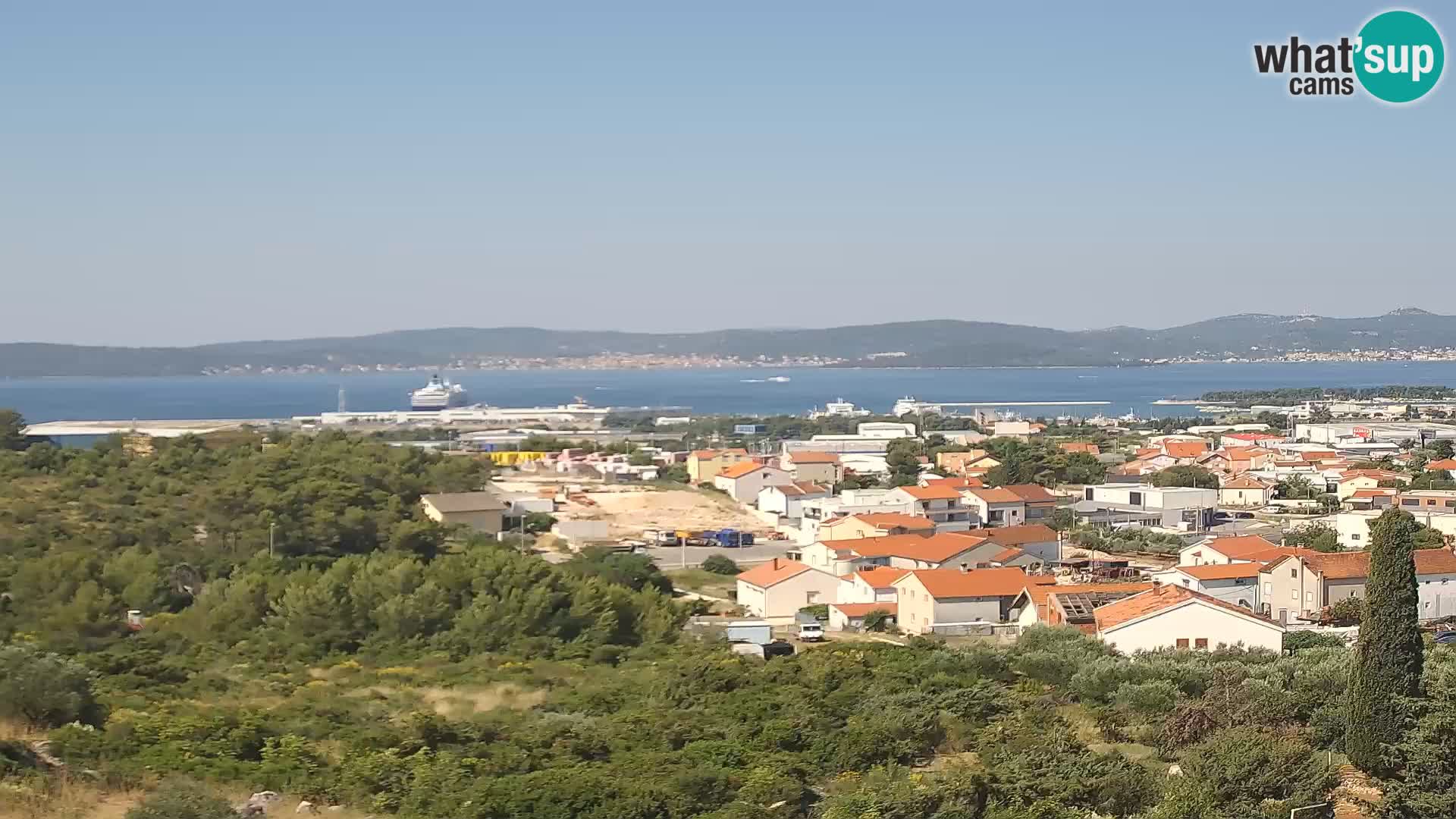 Panoramska web kamera Luke Gaženica u Zadru, Hrvatska