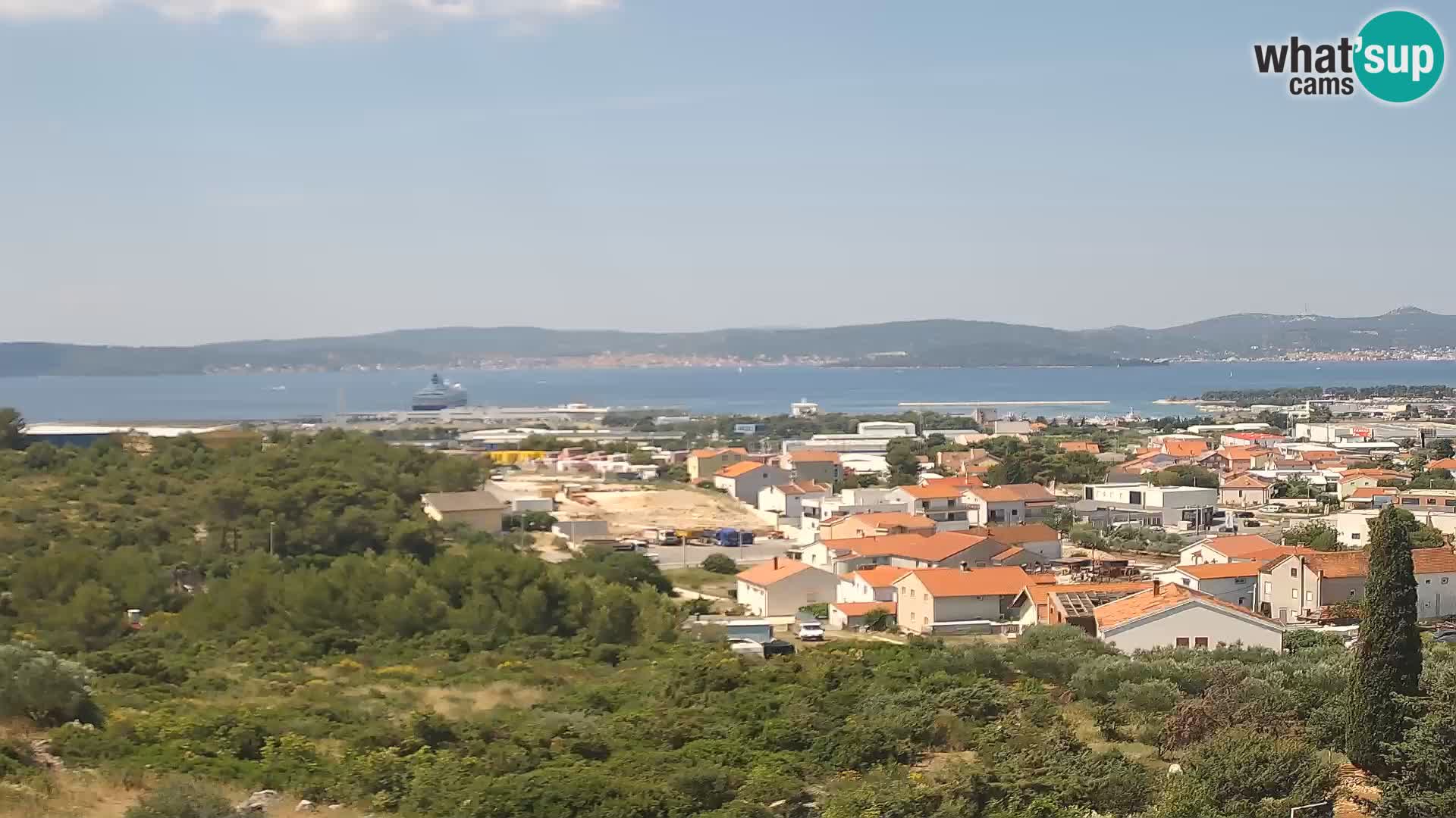 Zadar Pristanišče Gazenica s panoramsko spletno kamero, Zadar, Hrvaška